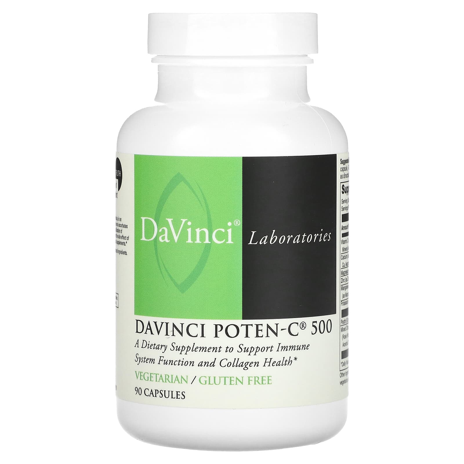 DaVinci Laboratories of Vermont, DaVinci Poten-C 500, 90 Capsules - B007CE8T14