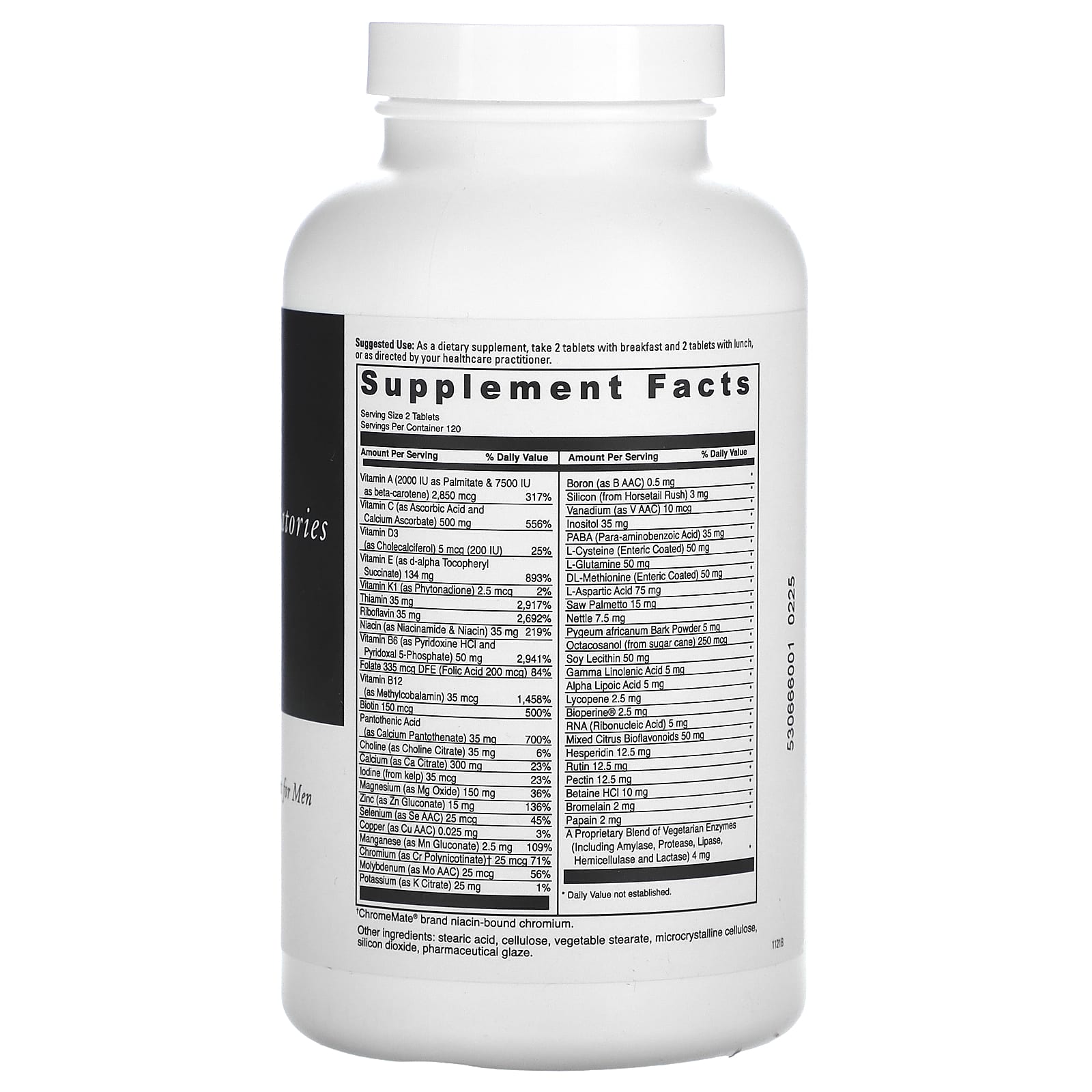 DaVinci Laboratories, Spectra Man, Multiple Vitamin/Mineral, 240 Tablets - B09V88HMX5