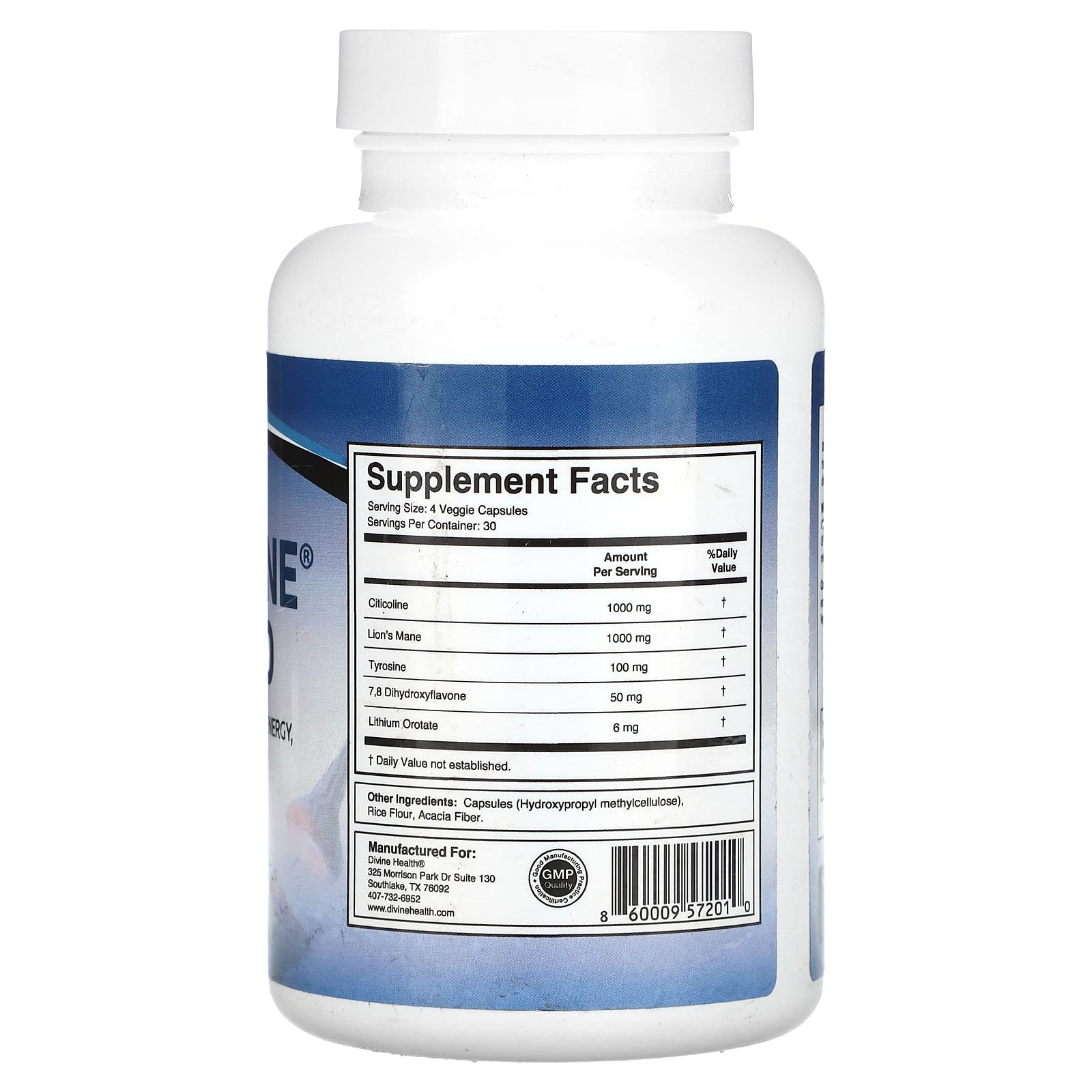 Divine Health, Brain Zone Advanced, 120 Capsules - B0BSMQDLY4