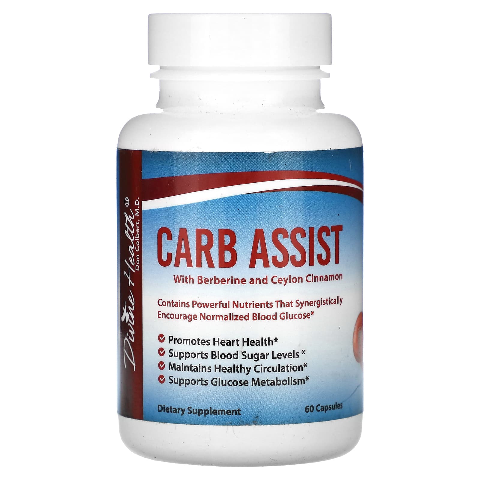 Divine Health, Don Colbert, M.D. Carb Assist, 60 Capsules - B0BYQQLRKL