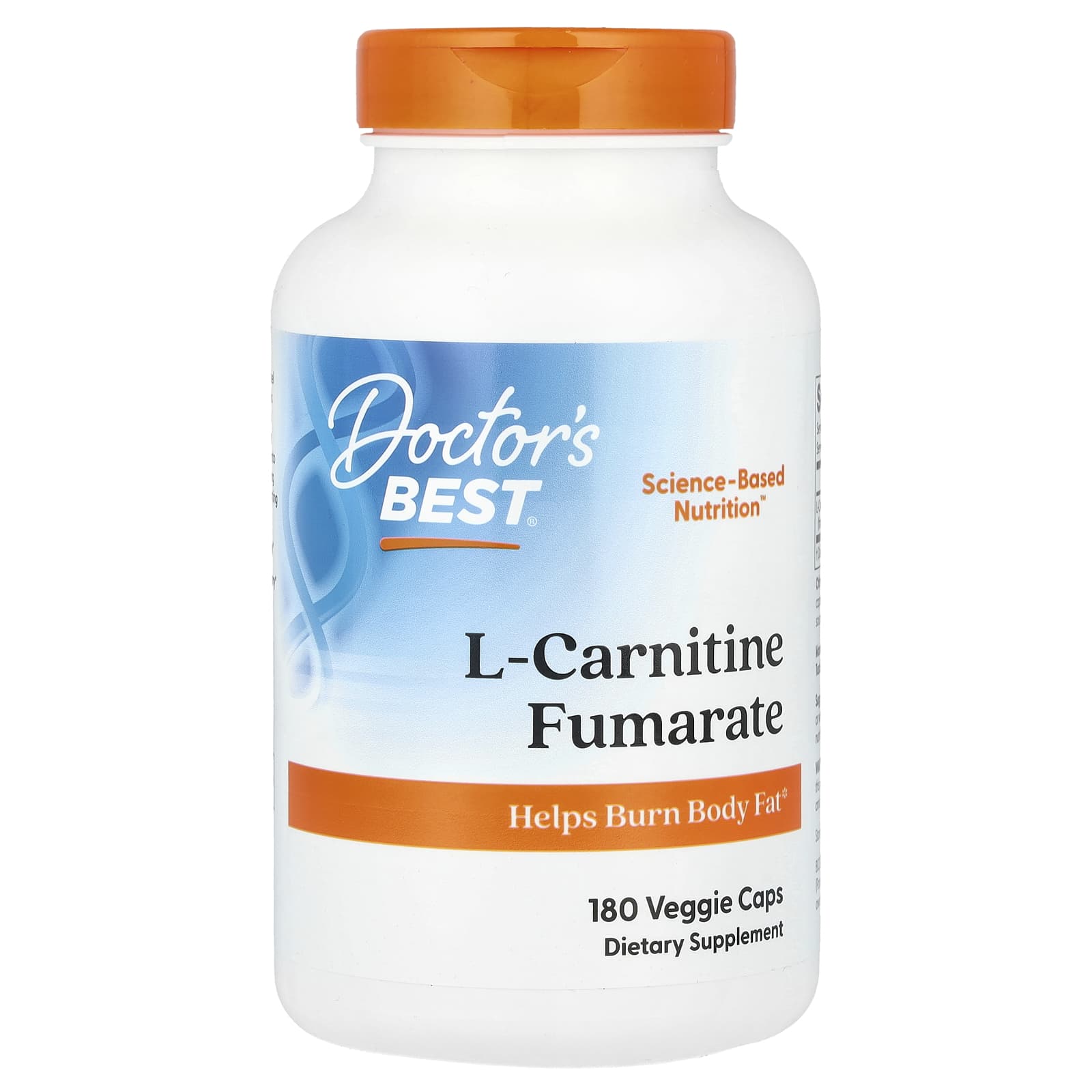 Doctor's Best, L-Carnitine Fumarate, 180 Veggie Caps - B0013HXKC4