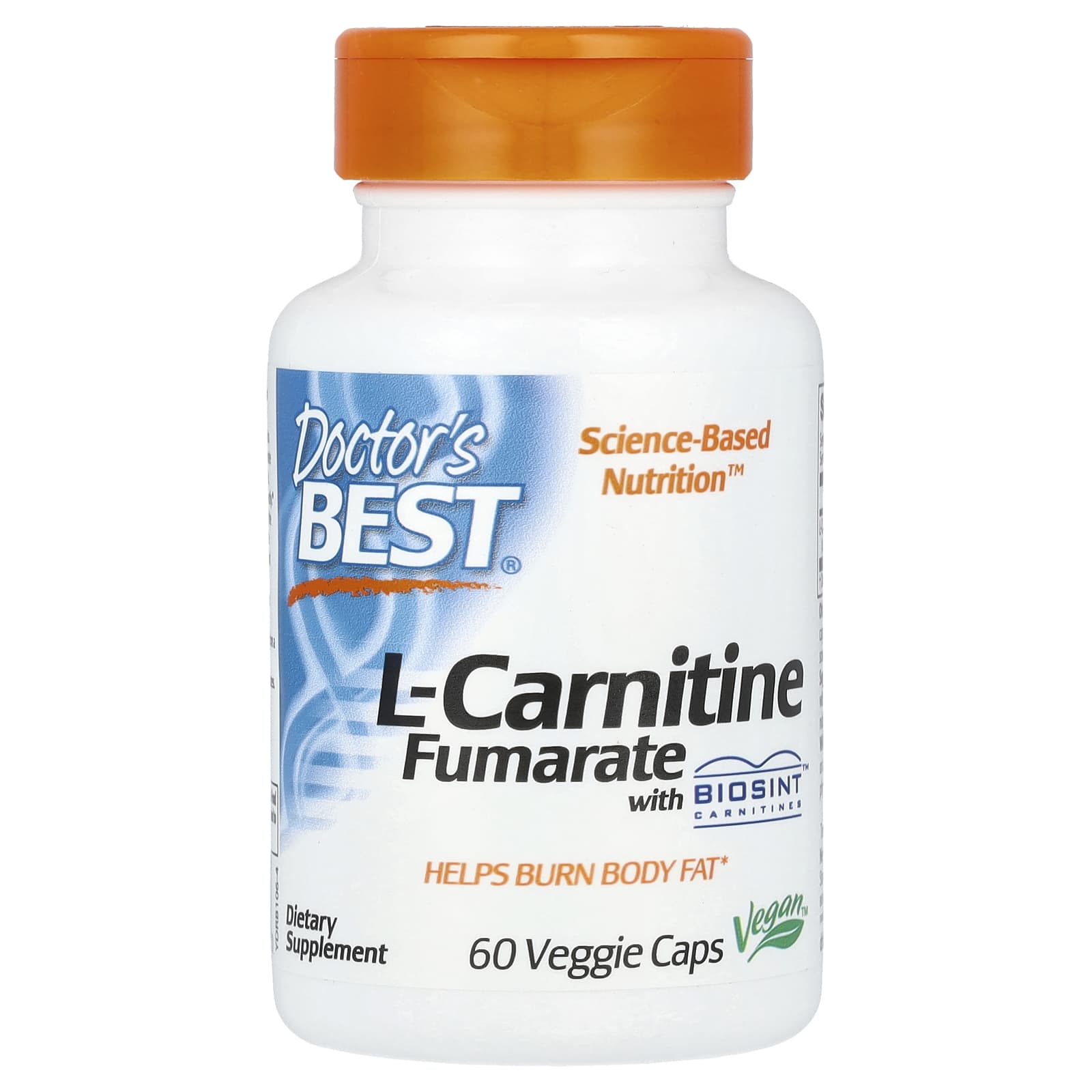 Doctor's Best, L-Carnitine Fumarate with Biosint Carnitine, 60 Veggie Caps - B000NRYTKW