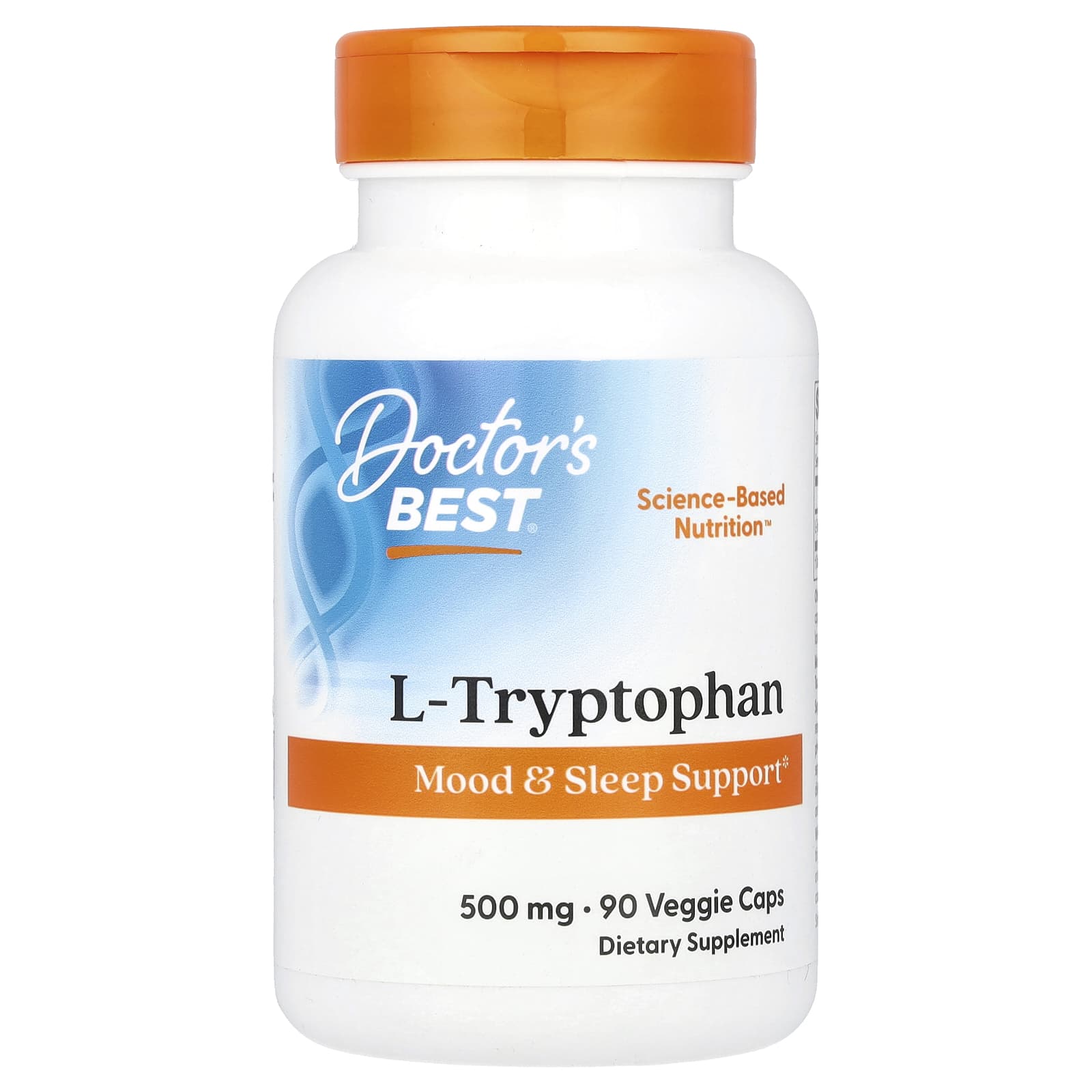 Doctor's Best, L-Tryptophan , 500 mg, 90 Veggie Caps - B000F76BD8
