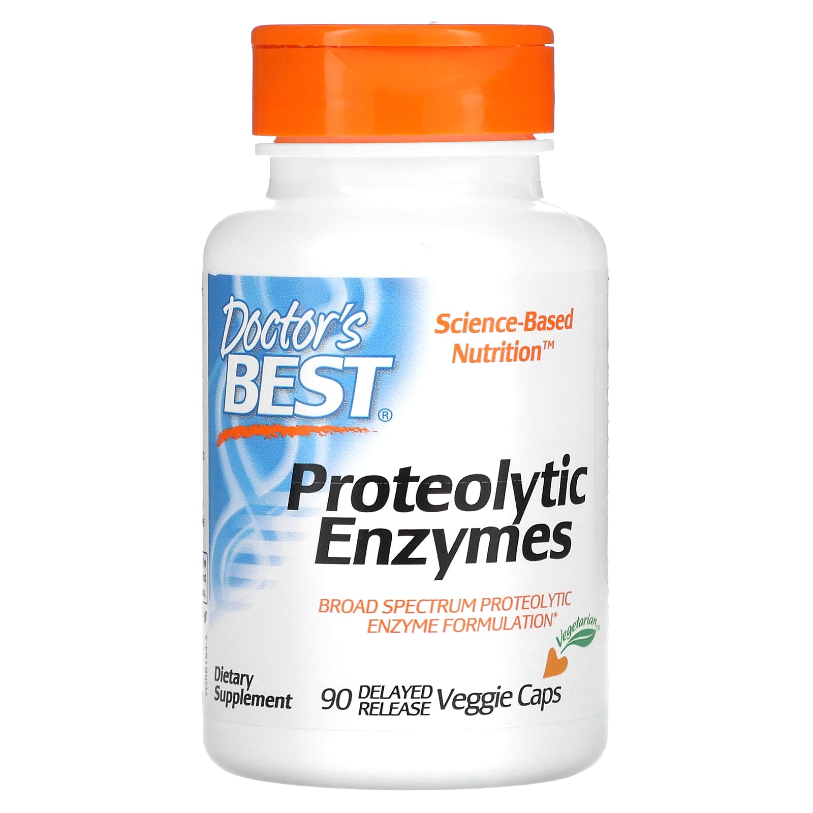 Doctor's Best, Proteolytic Enzymes, 90 Delayed Release Veggie Caps - B0018NYRTS