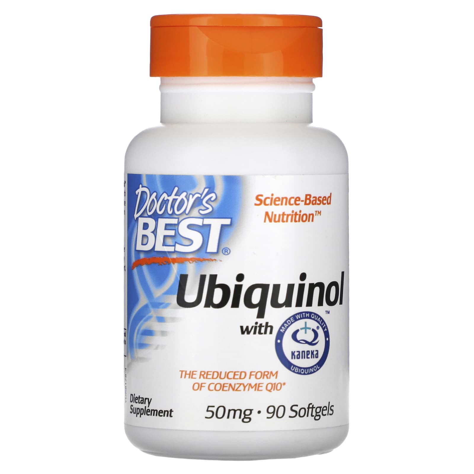 Doctor's Best, Ubiquinol with Kaneka, 50 mg, 90 Softgels - B0014I4XMS