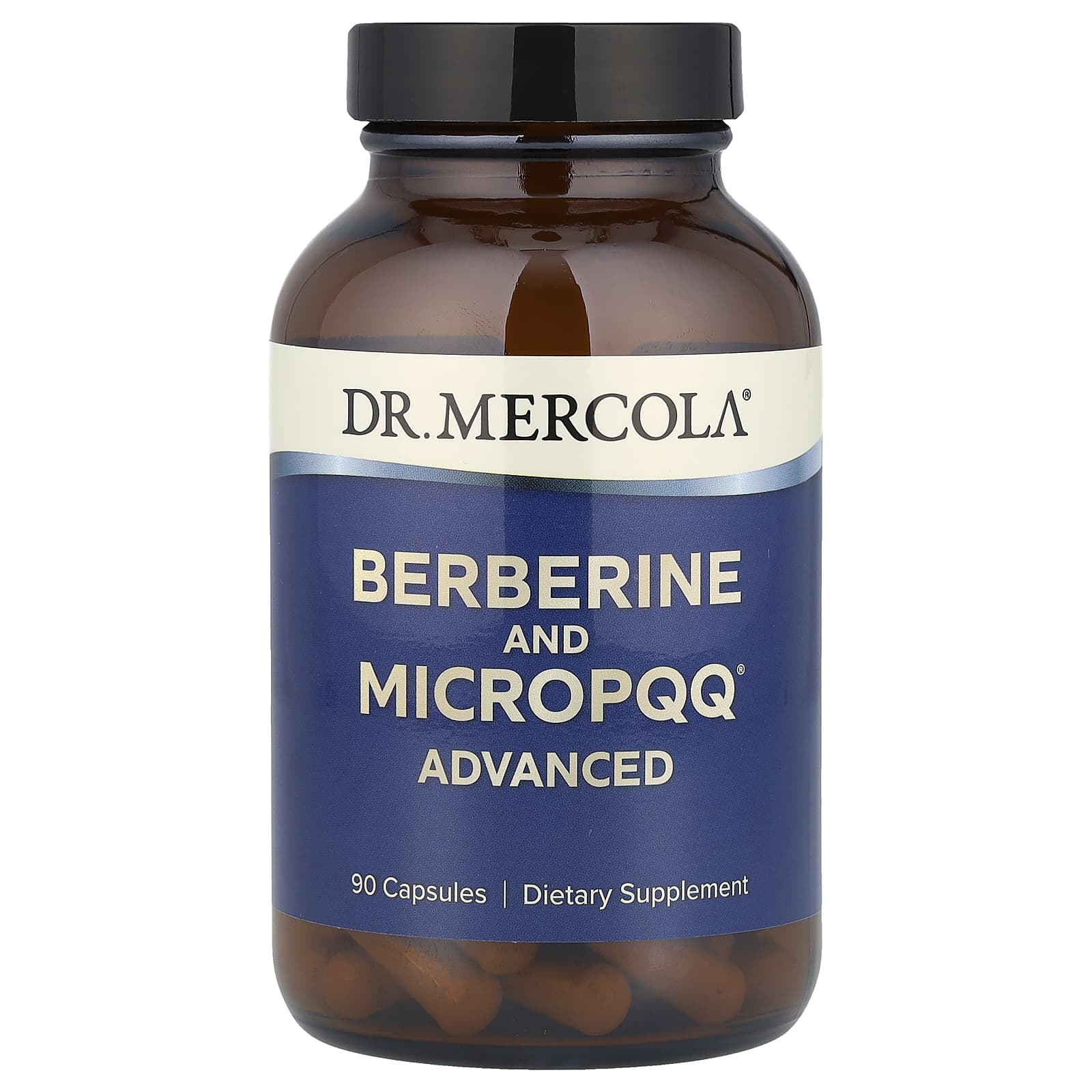Dr. Mercola, Berberine and MicroPQQ® Advanced, 90 Capsules