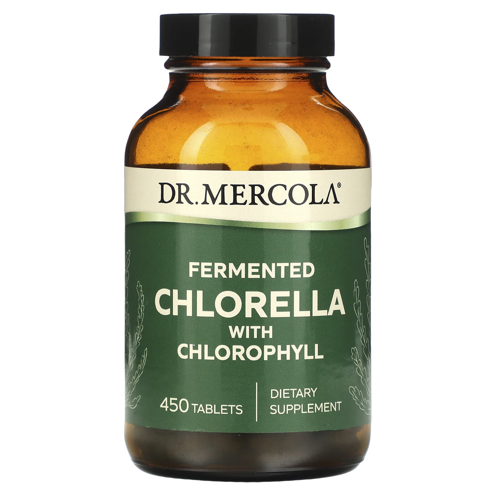Dr. Mercola, Fermented Chlorella with Chlorophyll, 450 Tablets