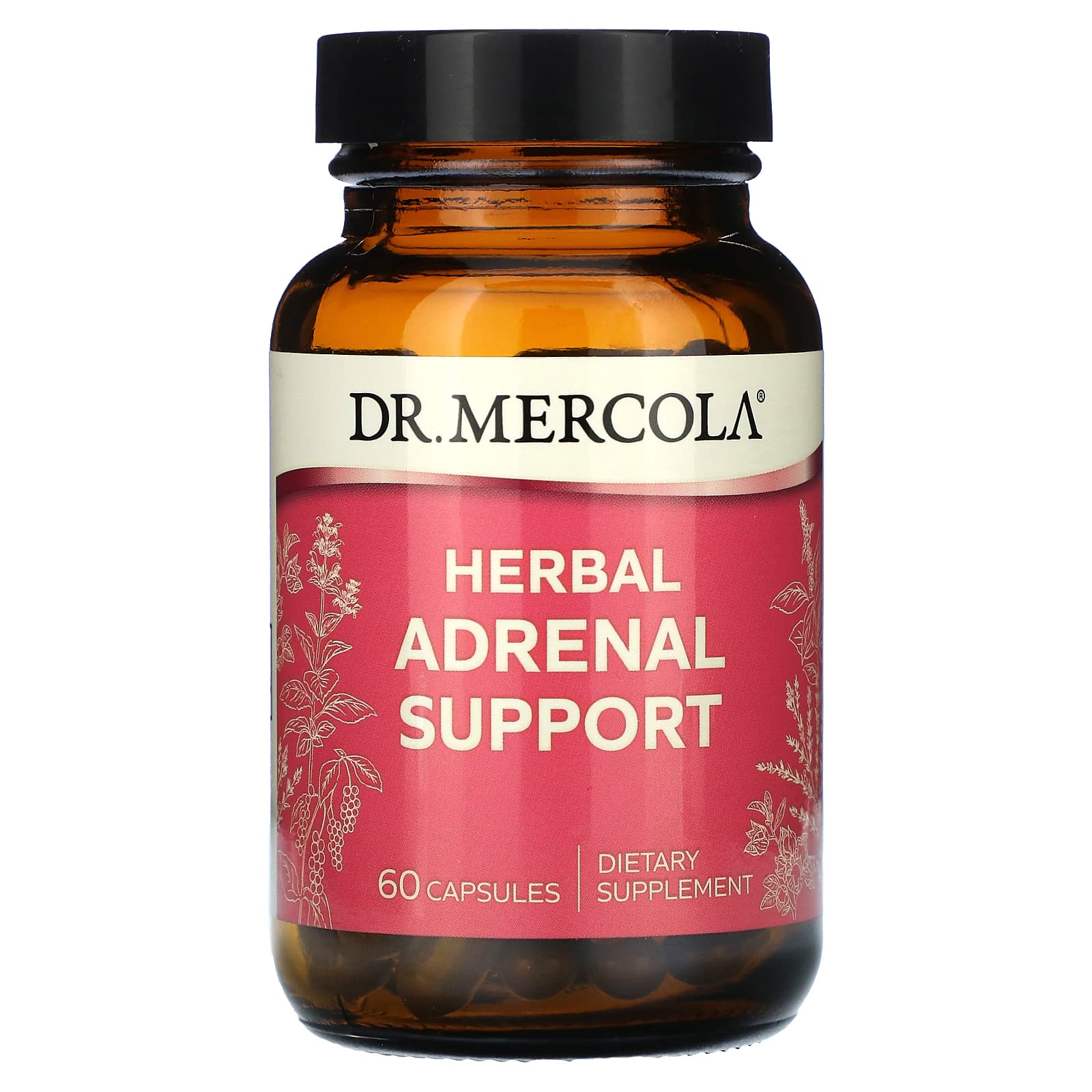 Dr. Mercola, Herbal Adrenal Support , 60 Capsules - B0C15VQQ8X