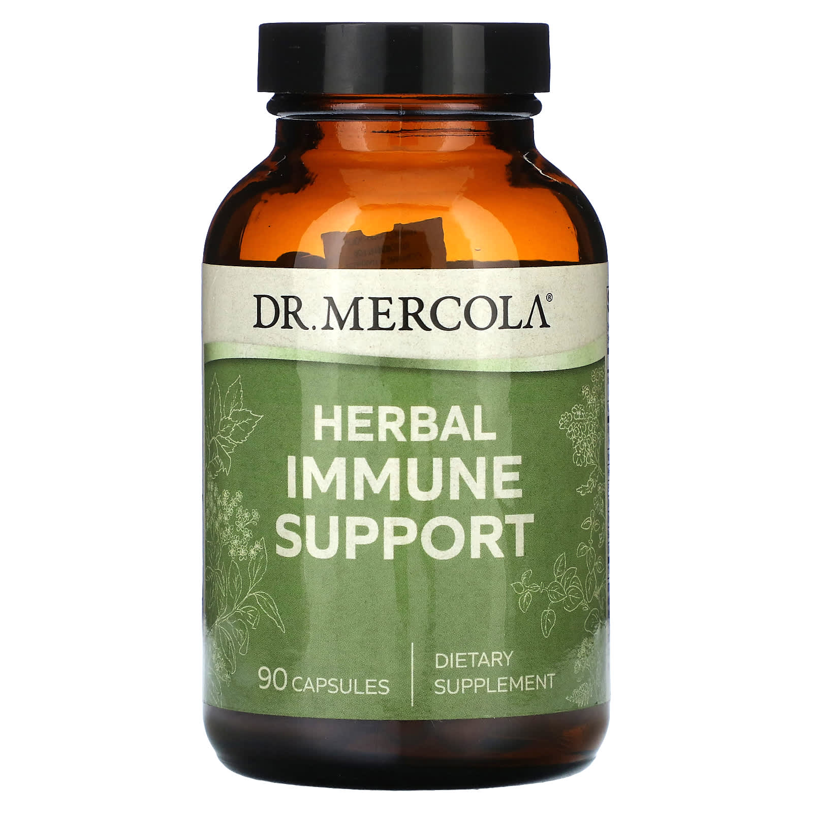 Dr. Mercola, Herbal Immune Support, 90 Capsules - B0CMF6H8C6