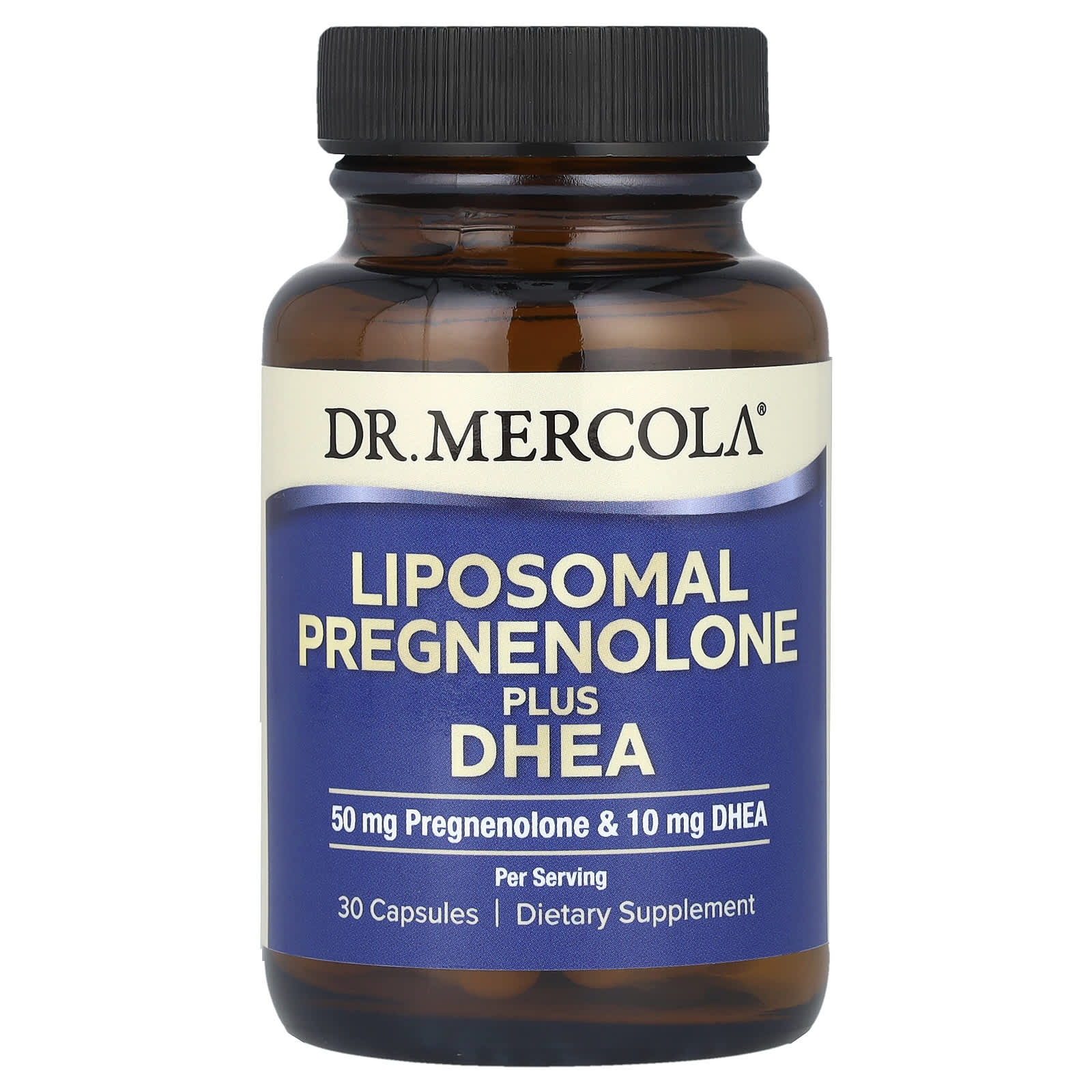 Dr. Mercola, Liposomal Pregnenolone Plus DHEA , 30 Capsules - B0DP5NK2VW