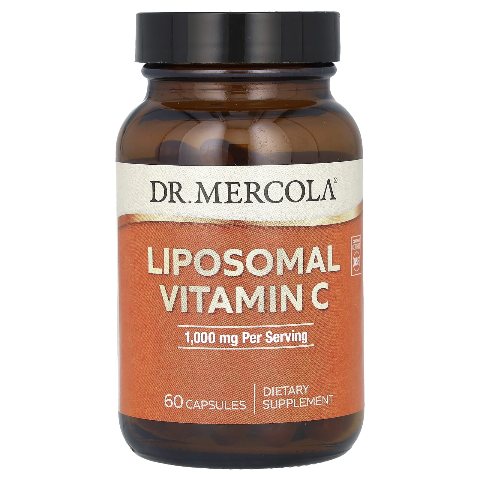 Dr. Mercola, Liposomal Vitamin C, 1,000 mg, 60 Capsules (500 mg per Capsule) - B010OVU0YK