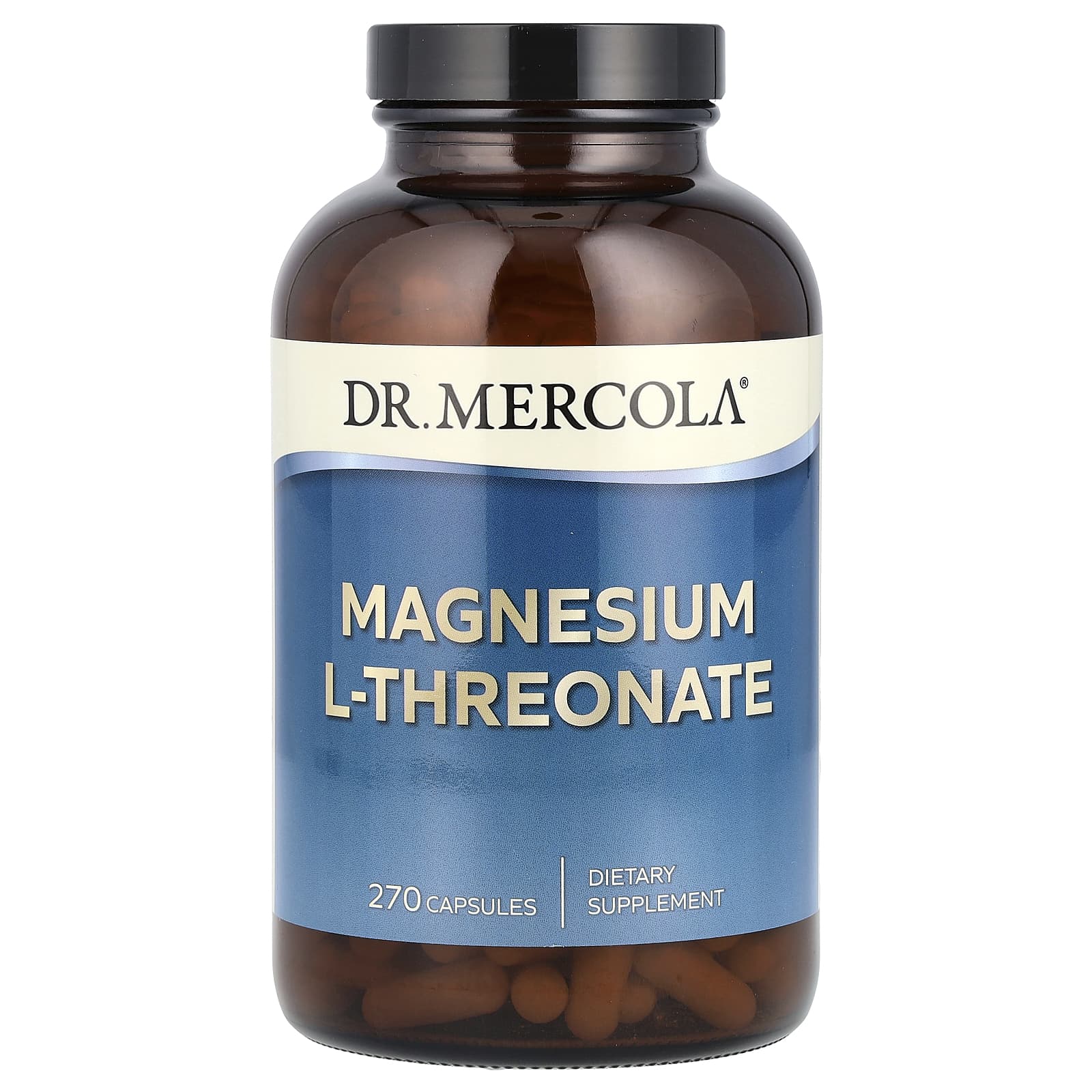 Dr. Mercola, Magnesium L-Threonate, 270 Capsules - B07BH65296