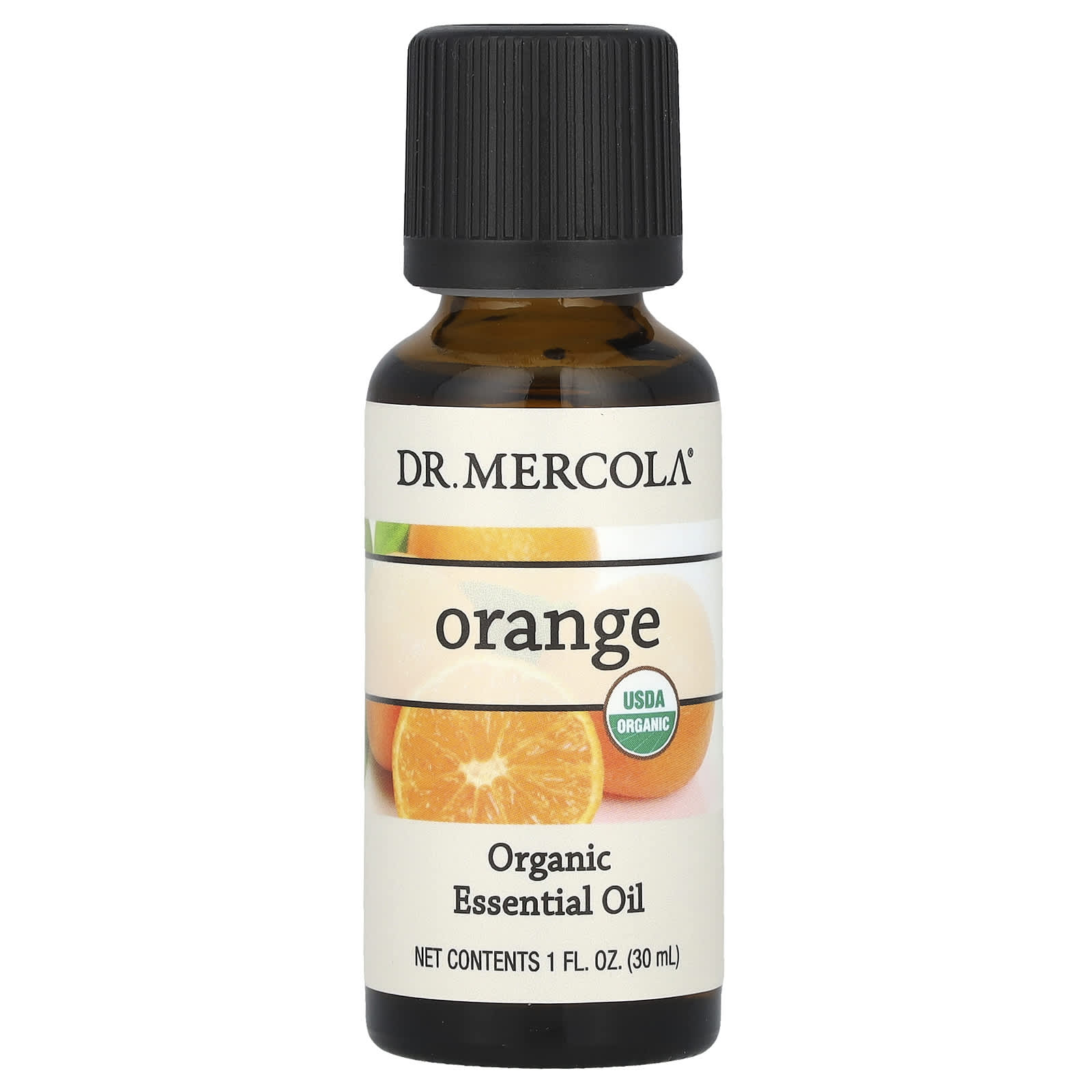 Dr. Mercola, Organic Essential Oil, Orange, 1 fl oz (30 ml ) - B08M8P2V5G