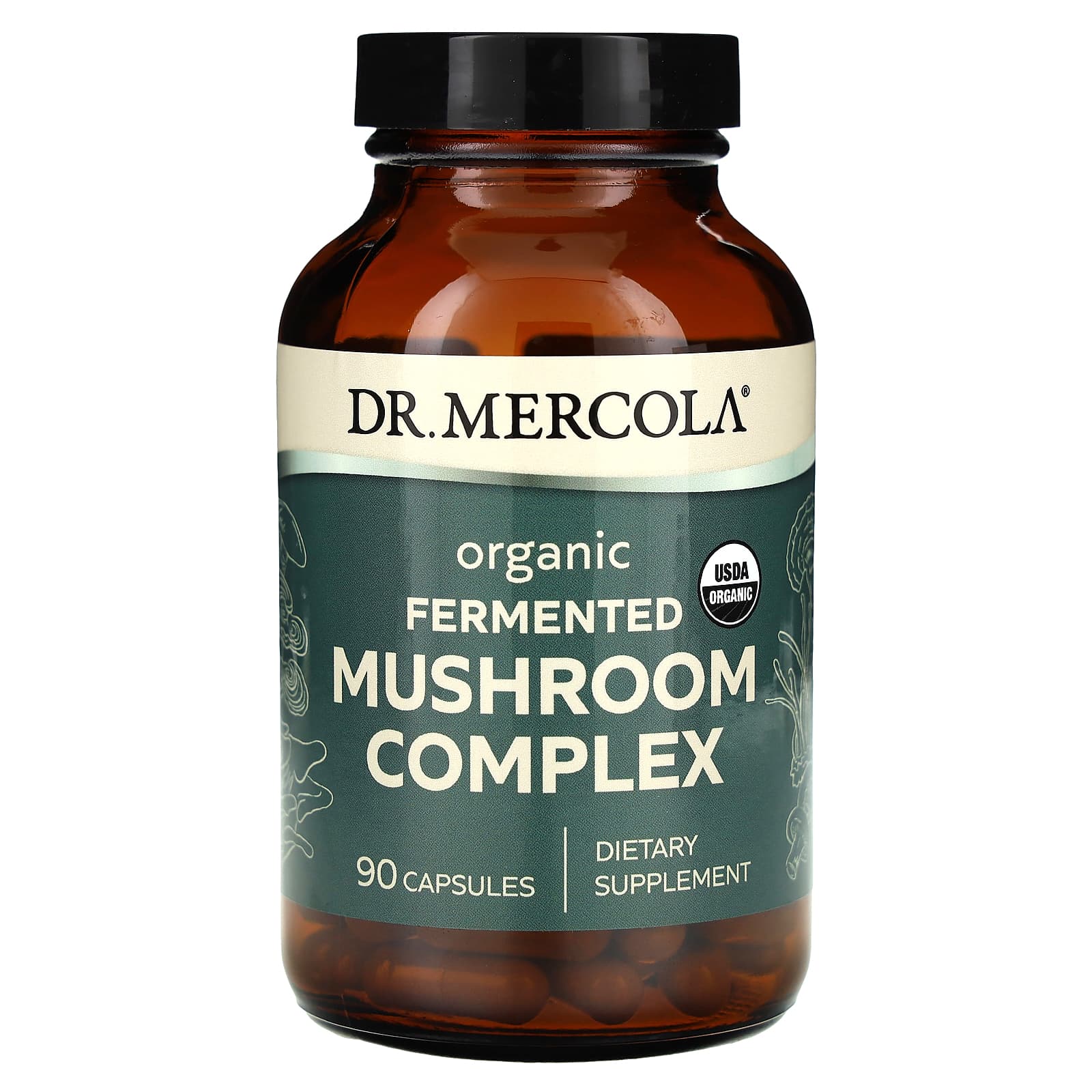 Dr. Mercola, Organic Fermented Mushroom Complex, 90 Capsules - B007C5U1BO