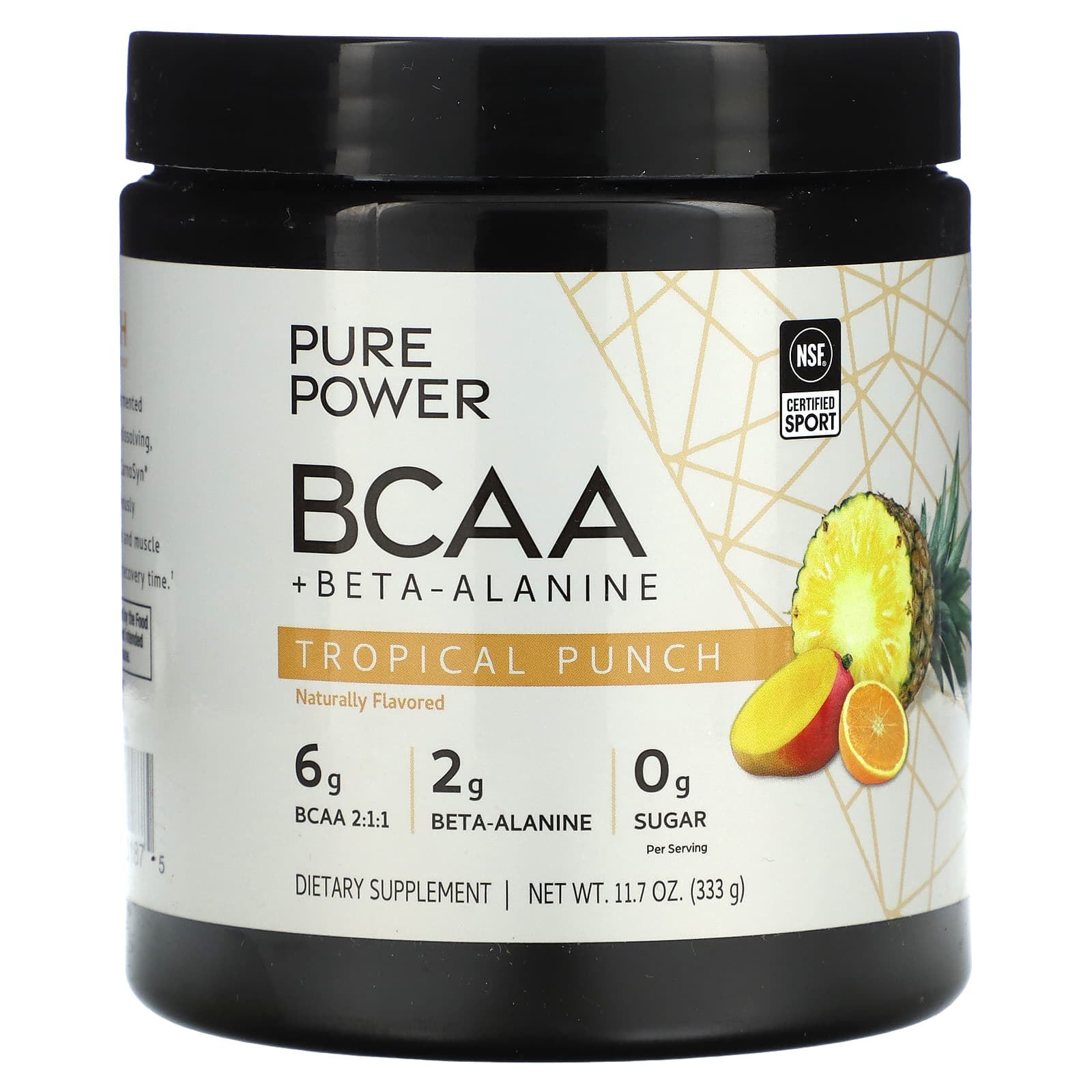 Dr. Mercola, Pure Power BCAA + Beta - Alanine, Tropical Punch, 11.7 oz (333 g) - B0C1PDWGY8