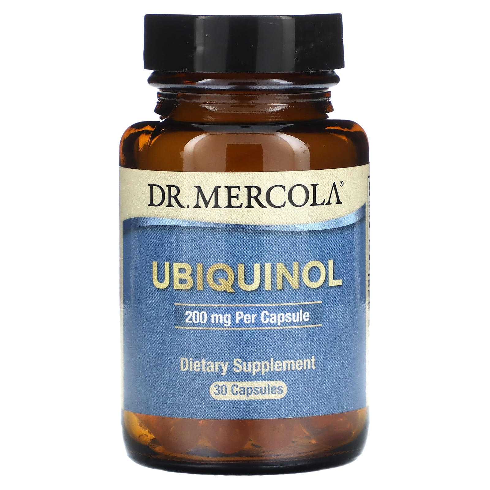 Dr. Mercola, Ubiquinol, 200 mg, 30 Capsules - B08C2H428J