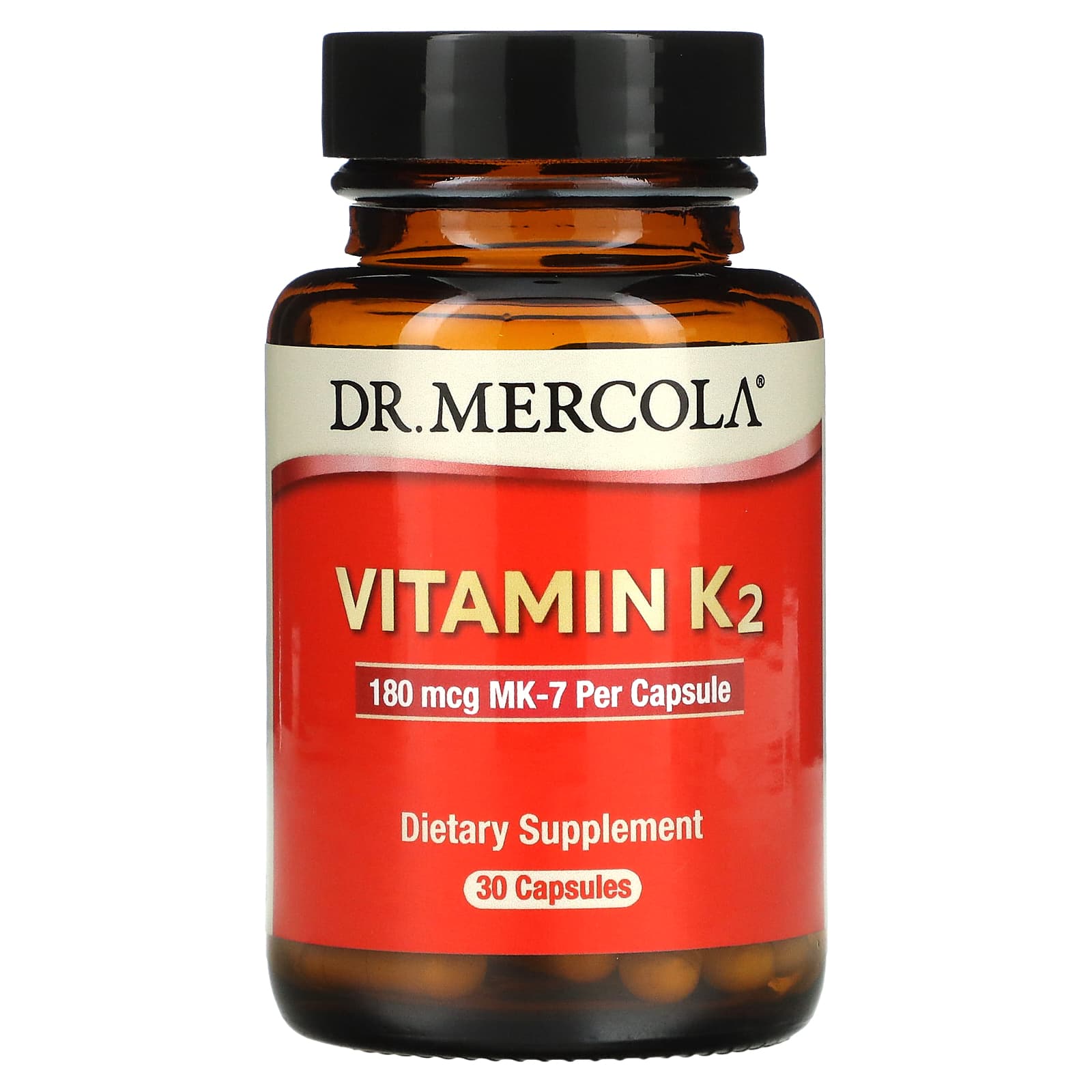 Dr. Mercola, Vitamin K2, 180 mcg, 30 Capsules - B00BQXPV4A