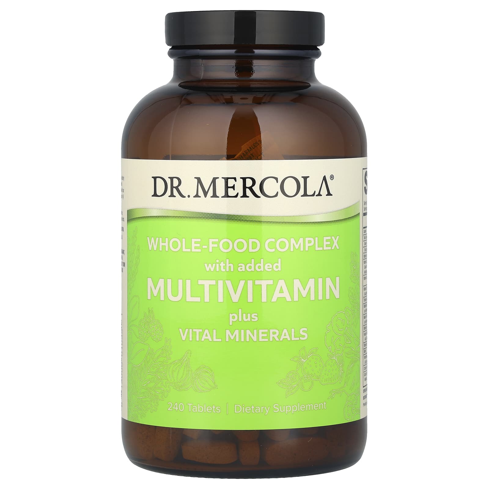 Dr. Mercola, Whole-Food Complex With Added Multivitamin Plus Vital Minerals, 240 Tablets - B004NE9Y1A