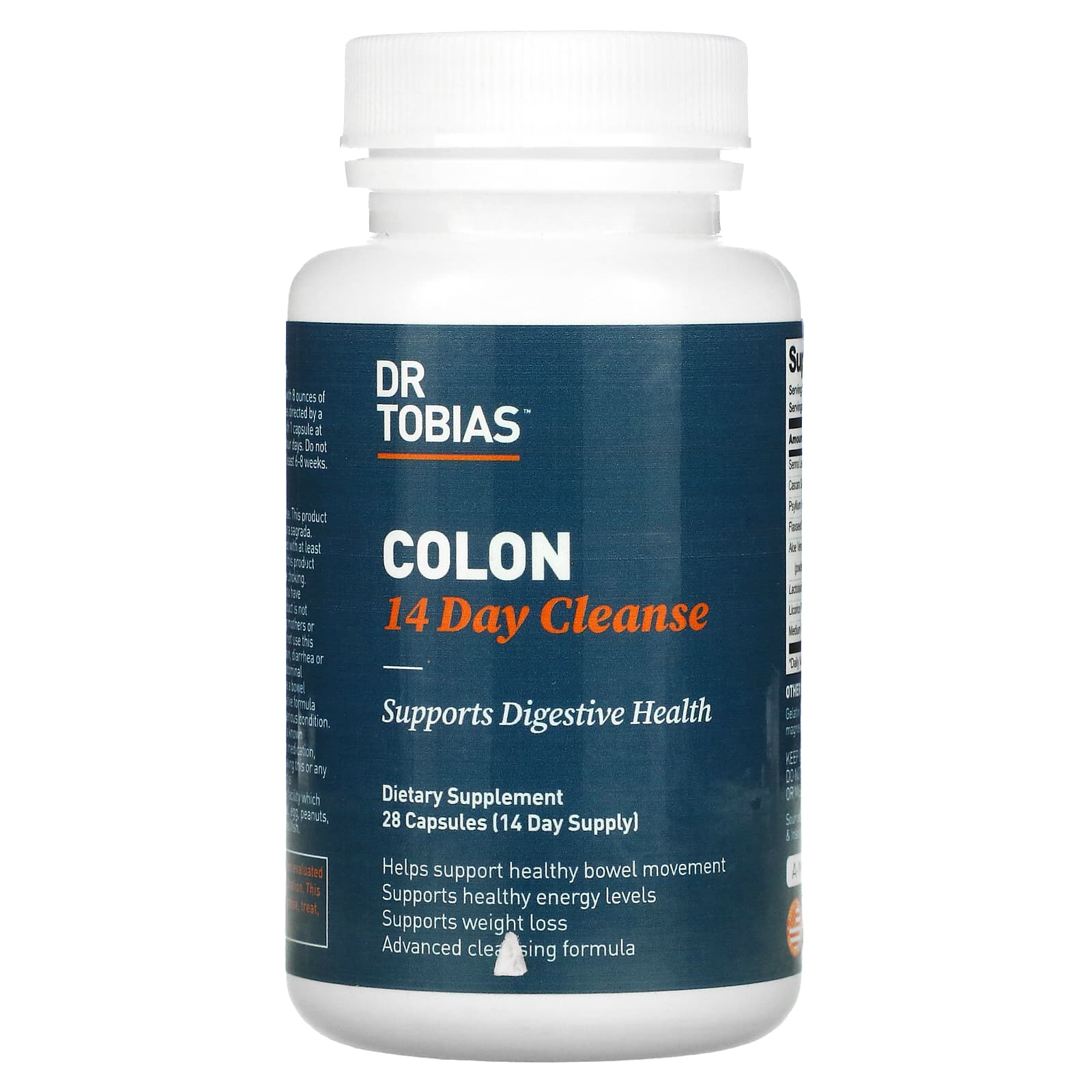 Dr. Tobias, Colon 14 Day Cleanse, 28 Capsules - B00ISAPPLI