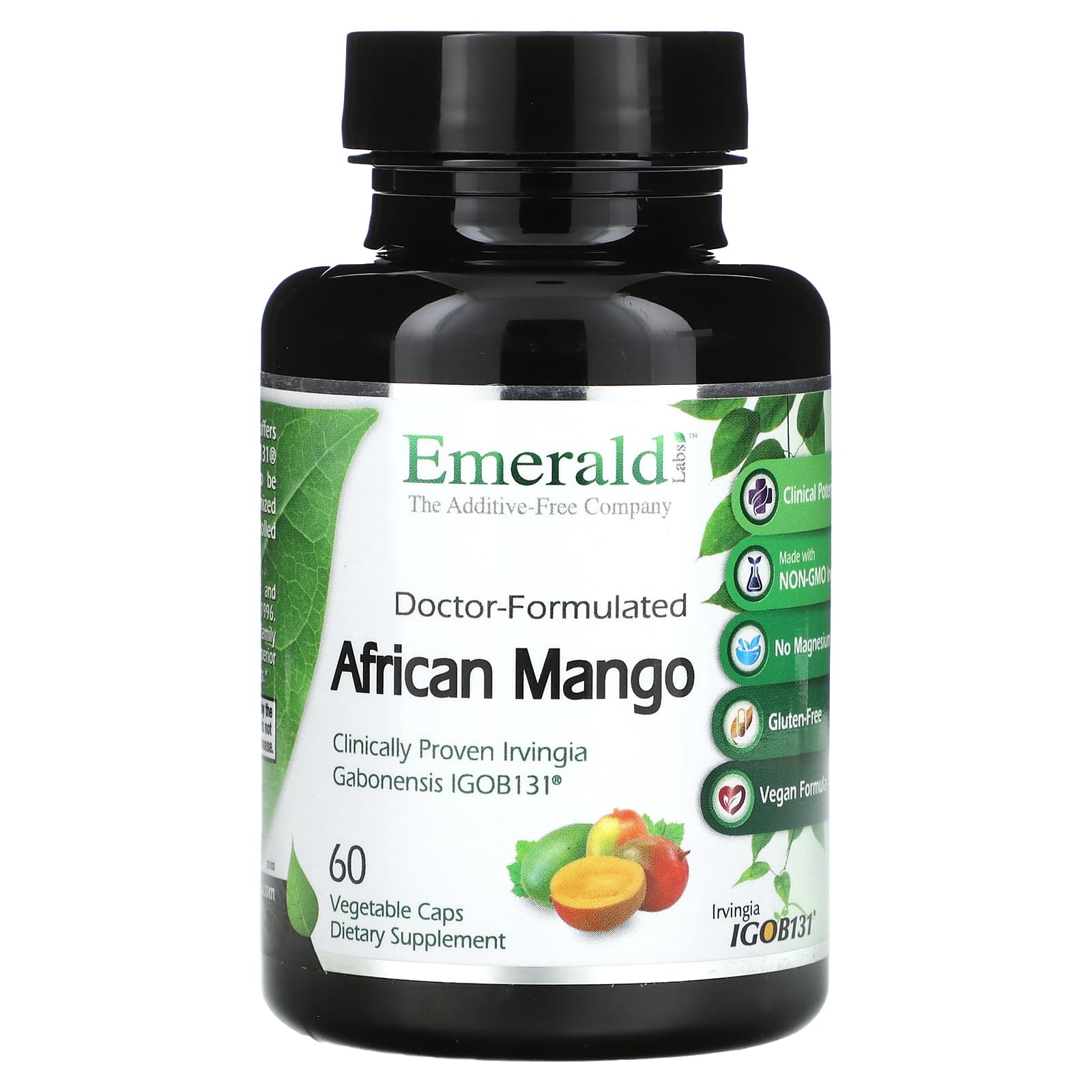 Emerald Laboratories, African Mango, 60 Vegetable Caps - 