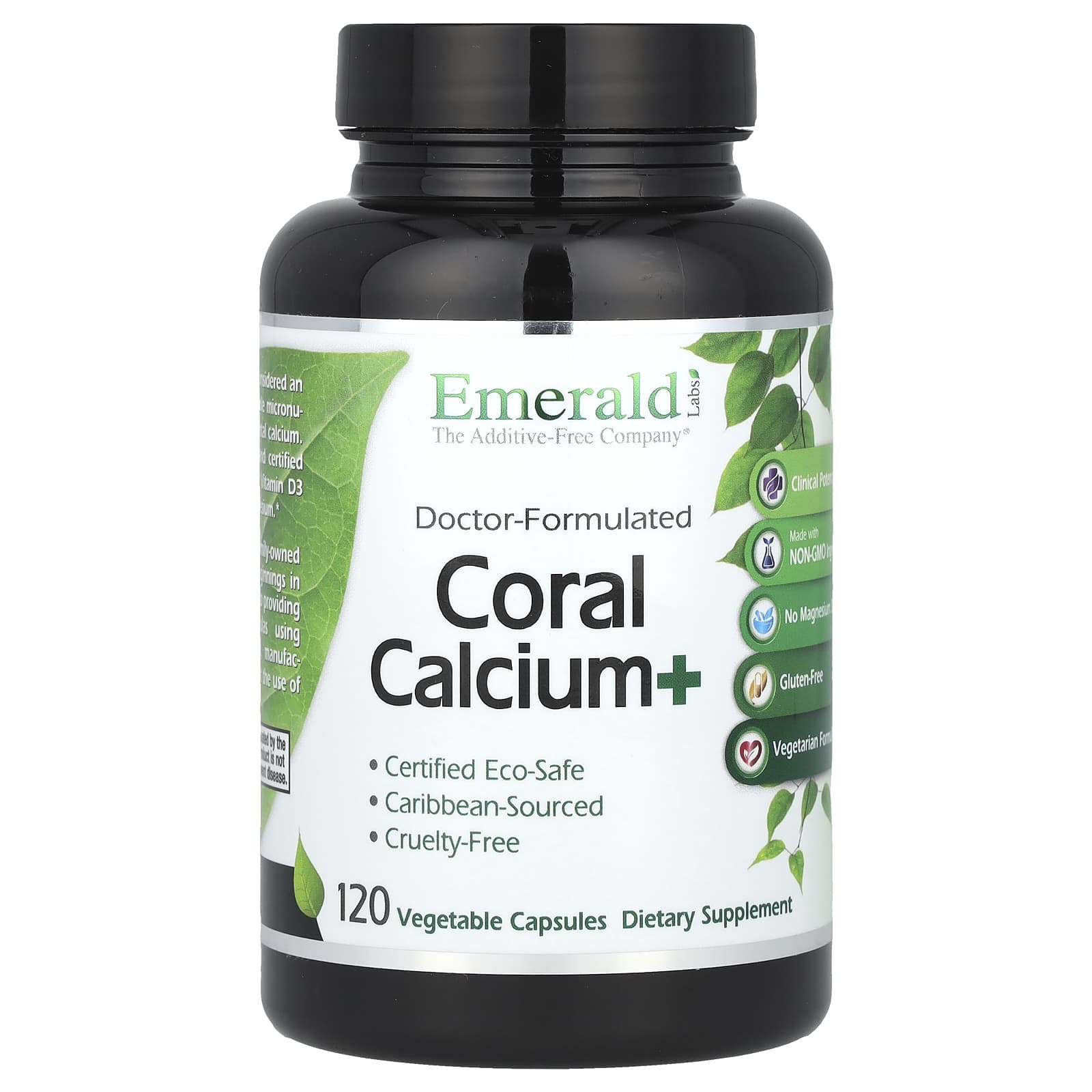 Emerald Laboratories, Coral Calcium+, 120 Vegetable Capsules - B0016B3Y3M