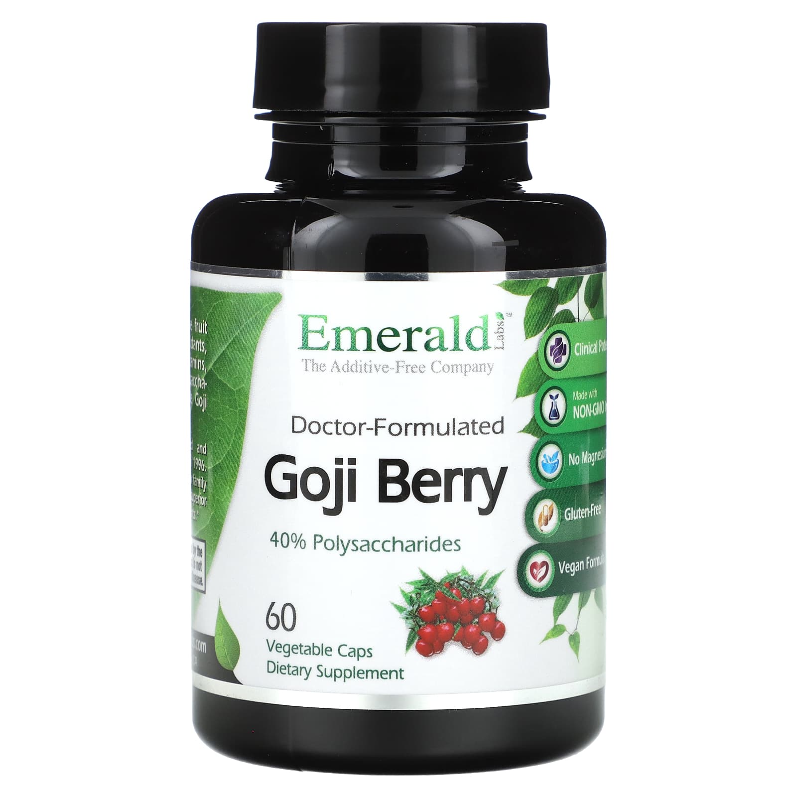 Emerald Laboratories, Goji Berry, 60 Vegetable Caps - B0010ZWI7M