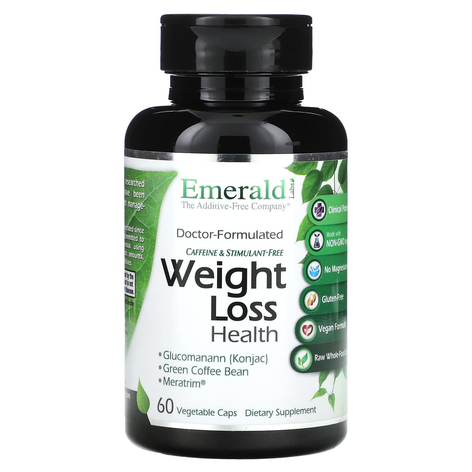 Emerald Laboratories, Weight Loss Health, 60 Vegetable Caps - 