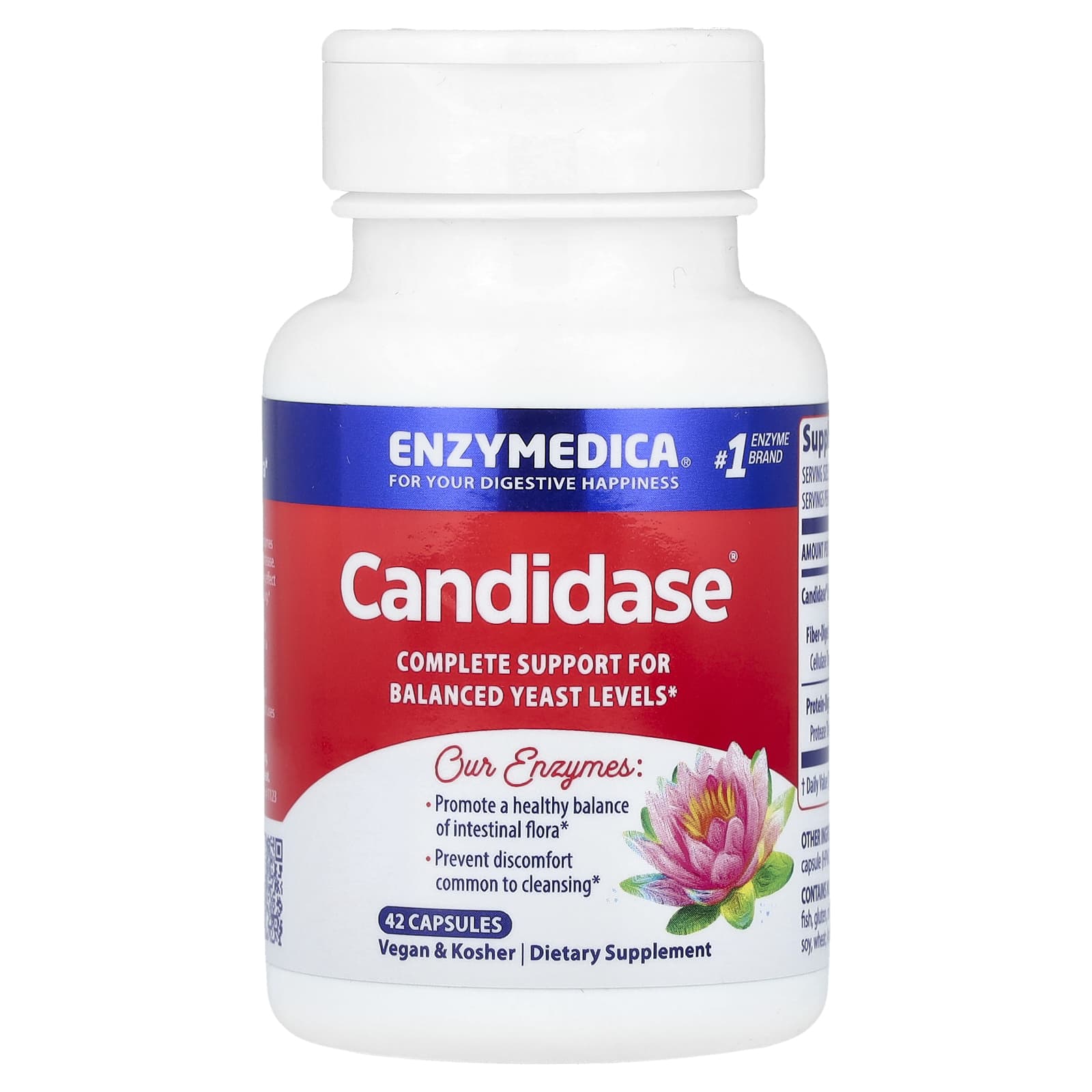 Enzymedica, Candidase, 42 Capsules - B000260M7I