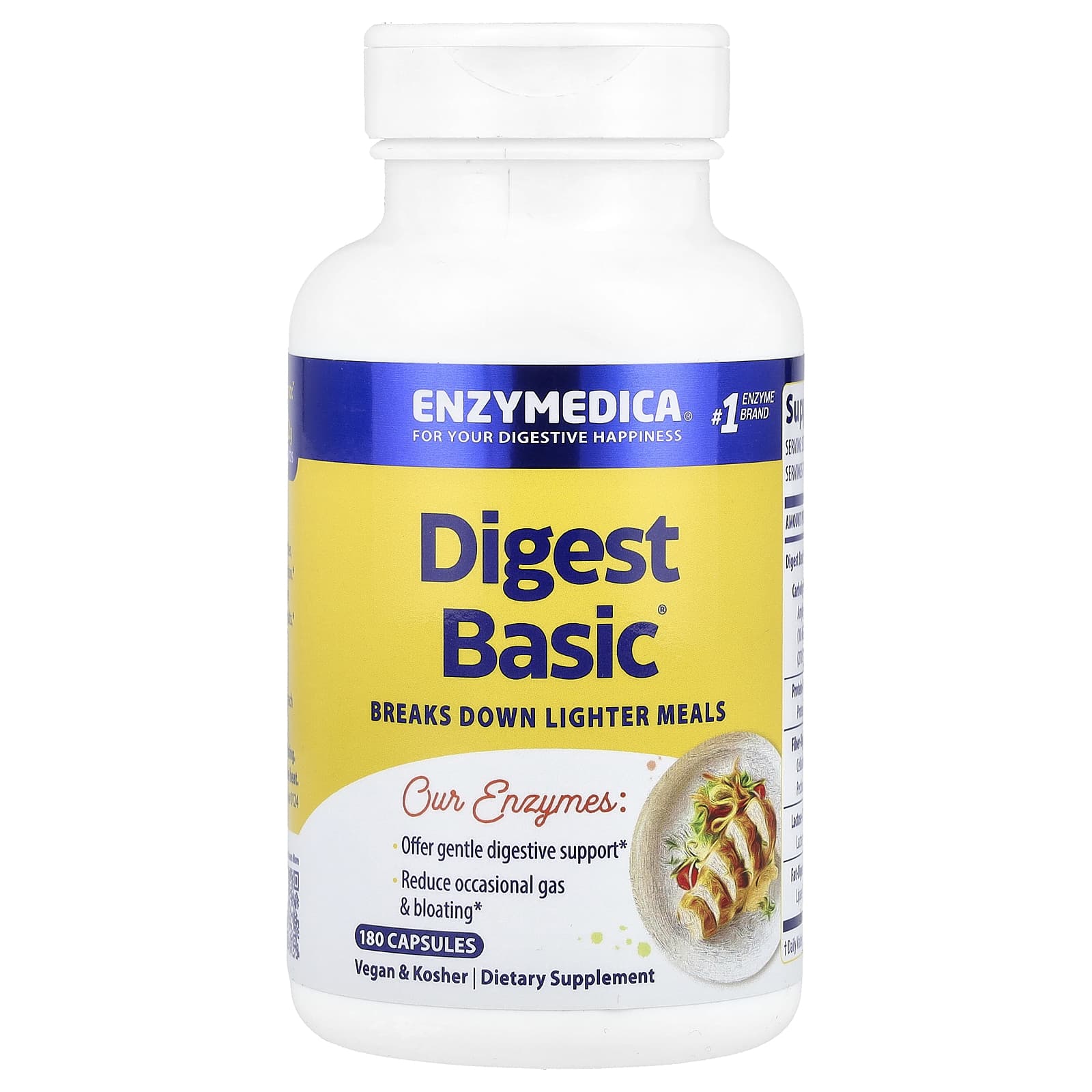 Enzymedica, Digest Basic®, 180 Capsules - B00FA3SFU4