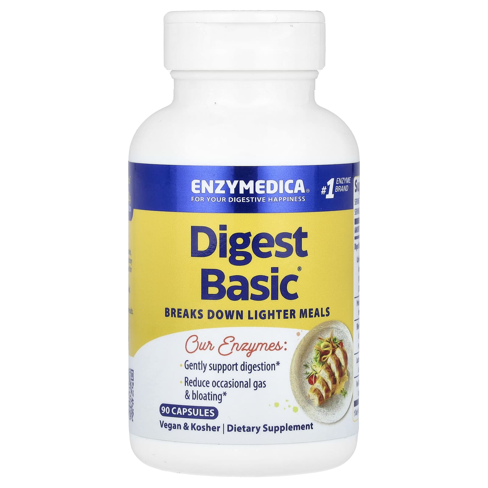 Enzymedica, Digest Basic®, 90 Capsules - B001W44AV8