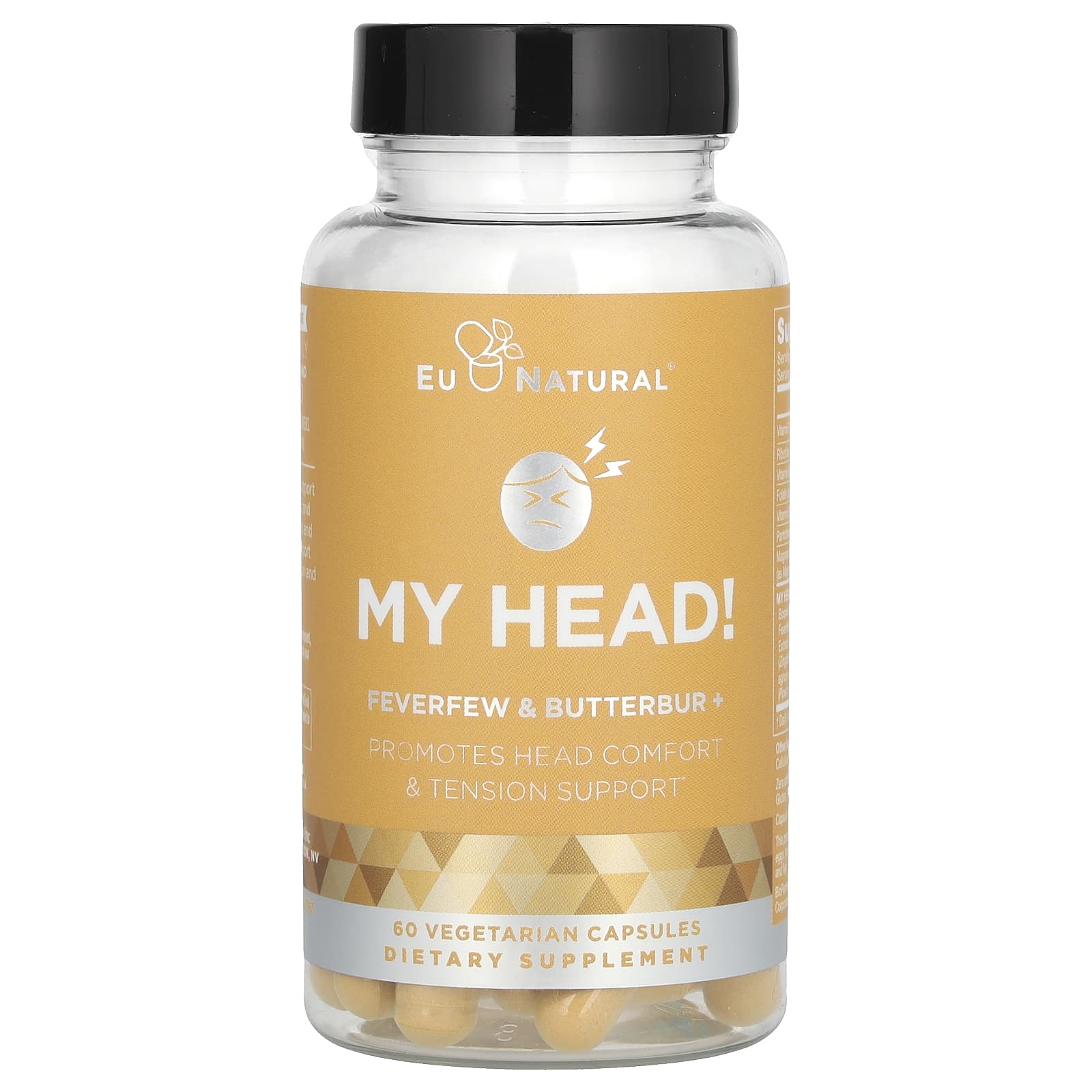Eu Natural, My Head, Feverfew, 60 Vegetarian Capsules