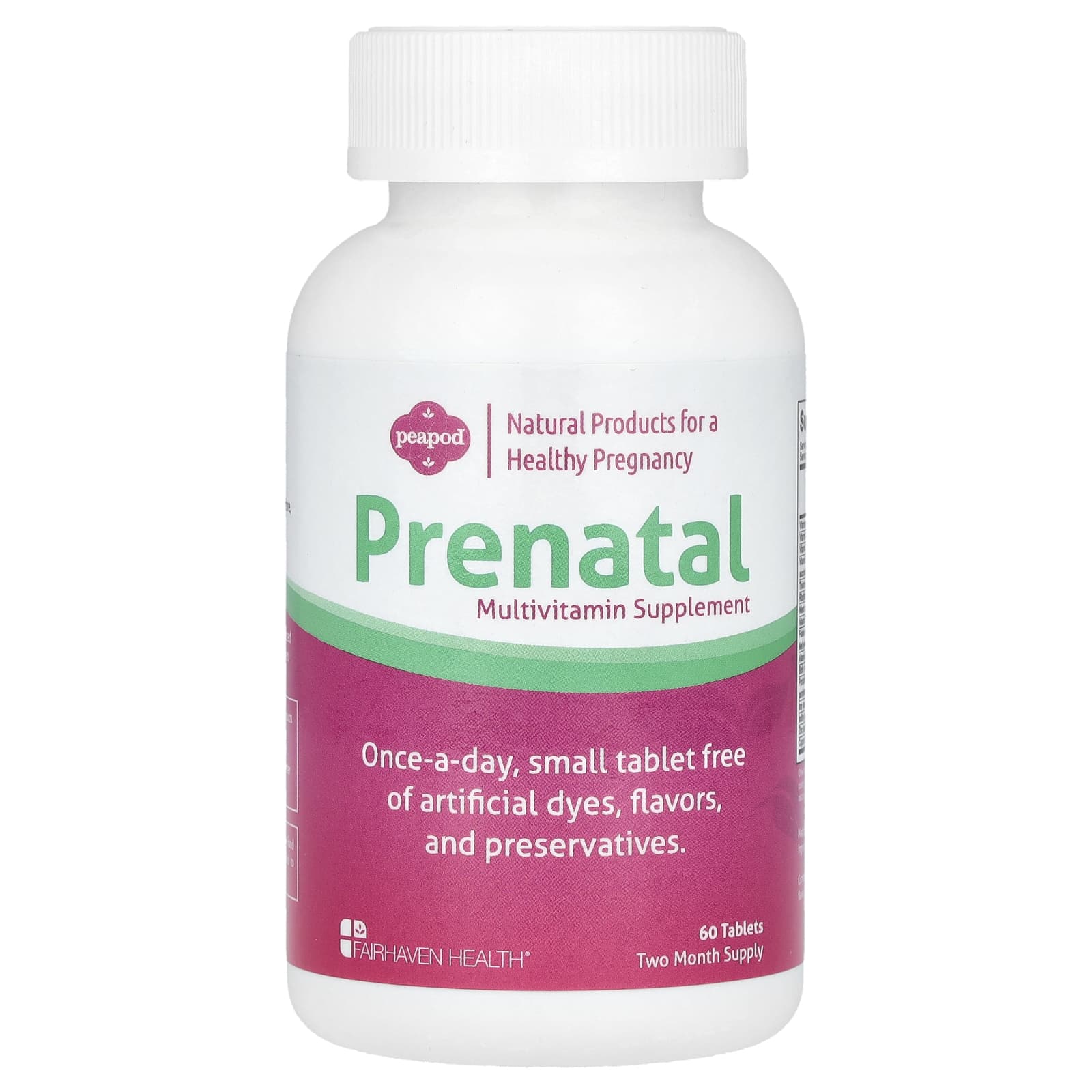 Fairhaven Health, Peapod, Prenatal Multivitamin Supplement, 60 Tablets - B0001AG8GY
