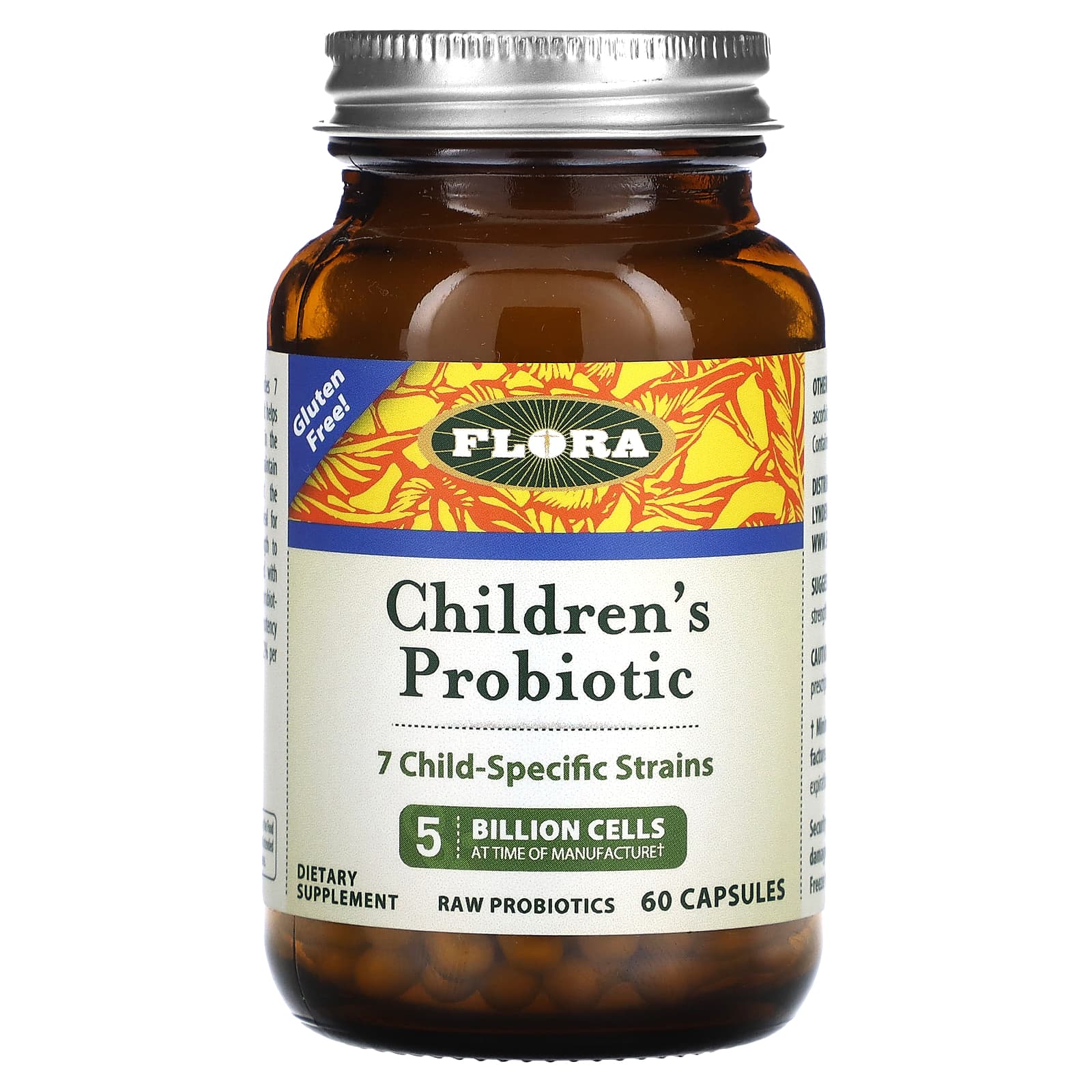 Flora, Children's Probiotic, 60 Capsules - B0010EG6PI