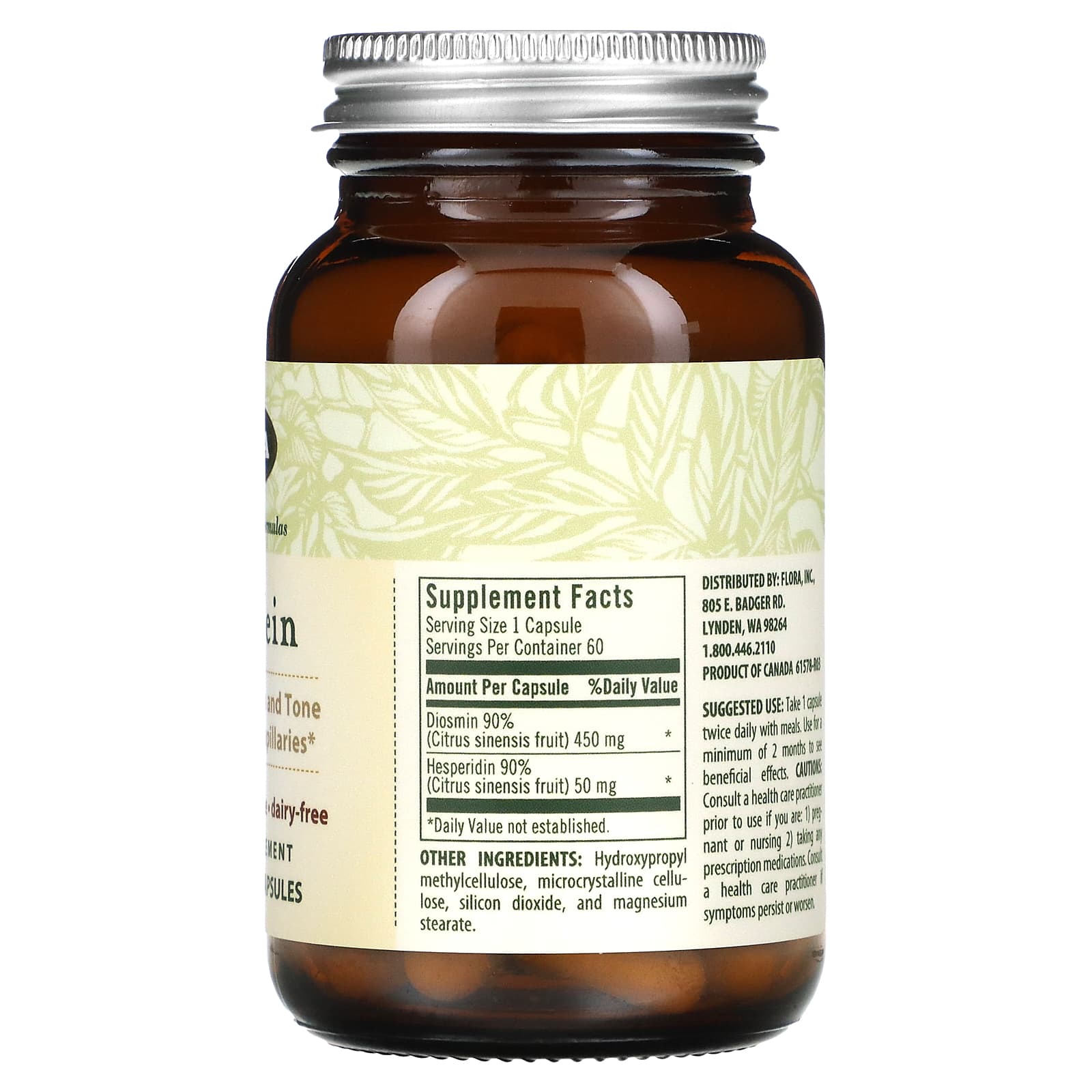 Flora, CircuVein, 60 Vegetarian Capsules - B00I47OPAC