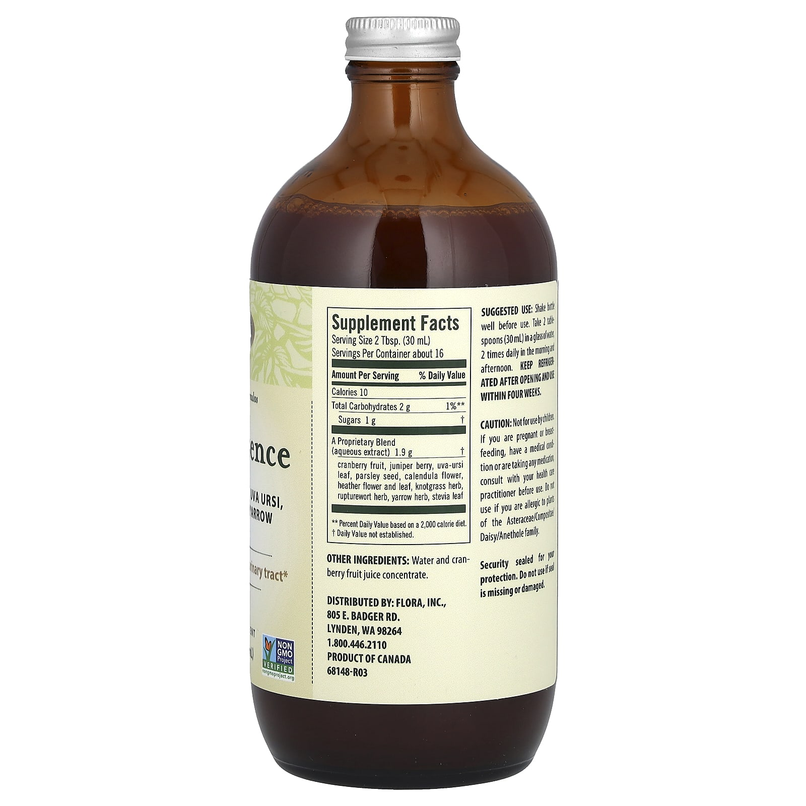 Flora, Cran-Essence, 17 fl oz (500 ml) - 