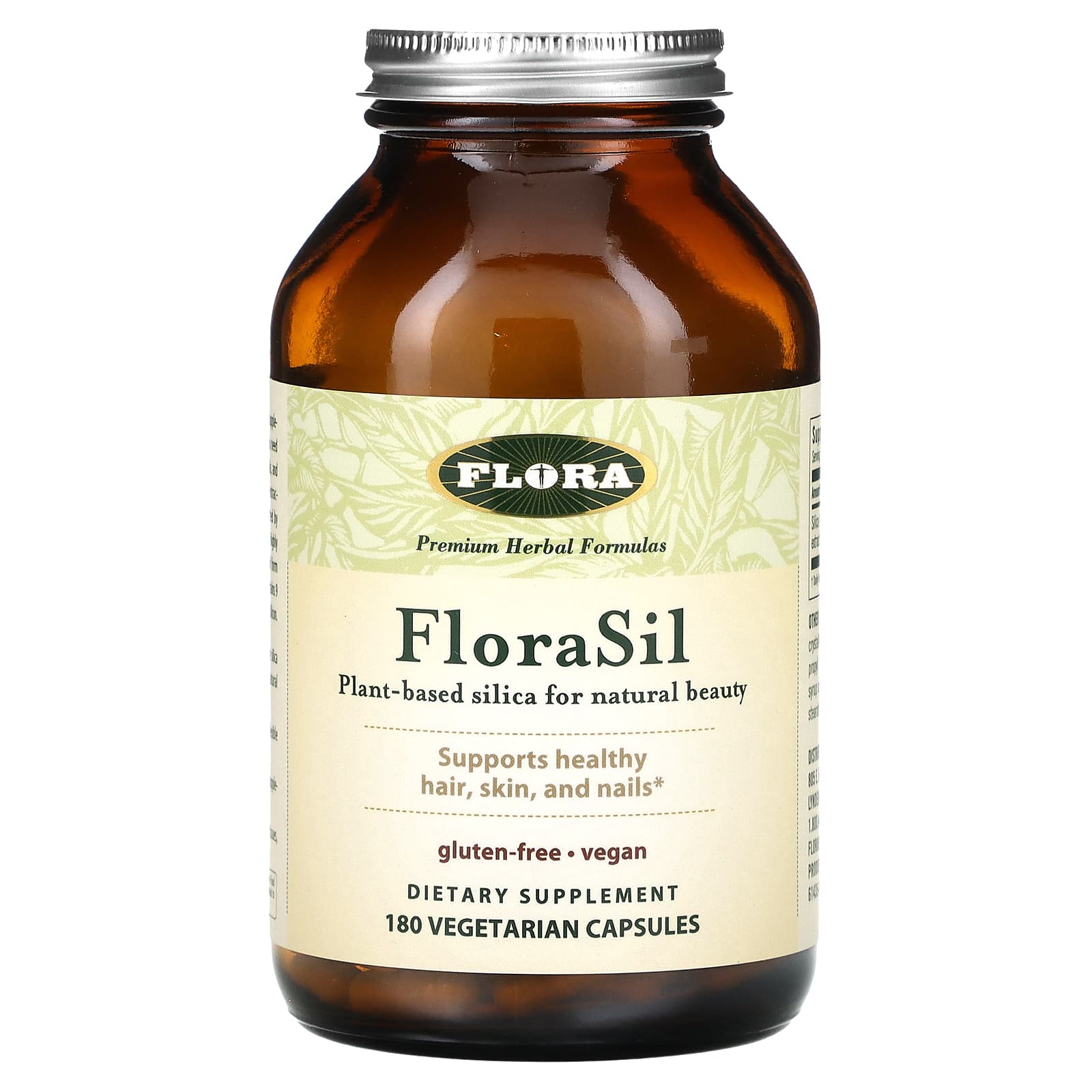 Flora, FloraSil, 180 Vegetarian Capsules - B0013JPR8M