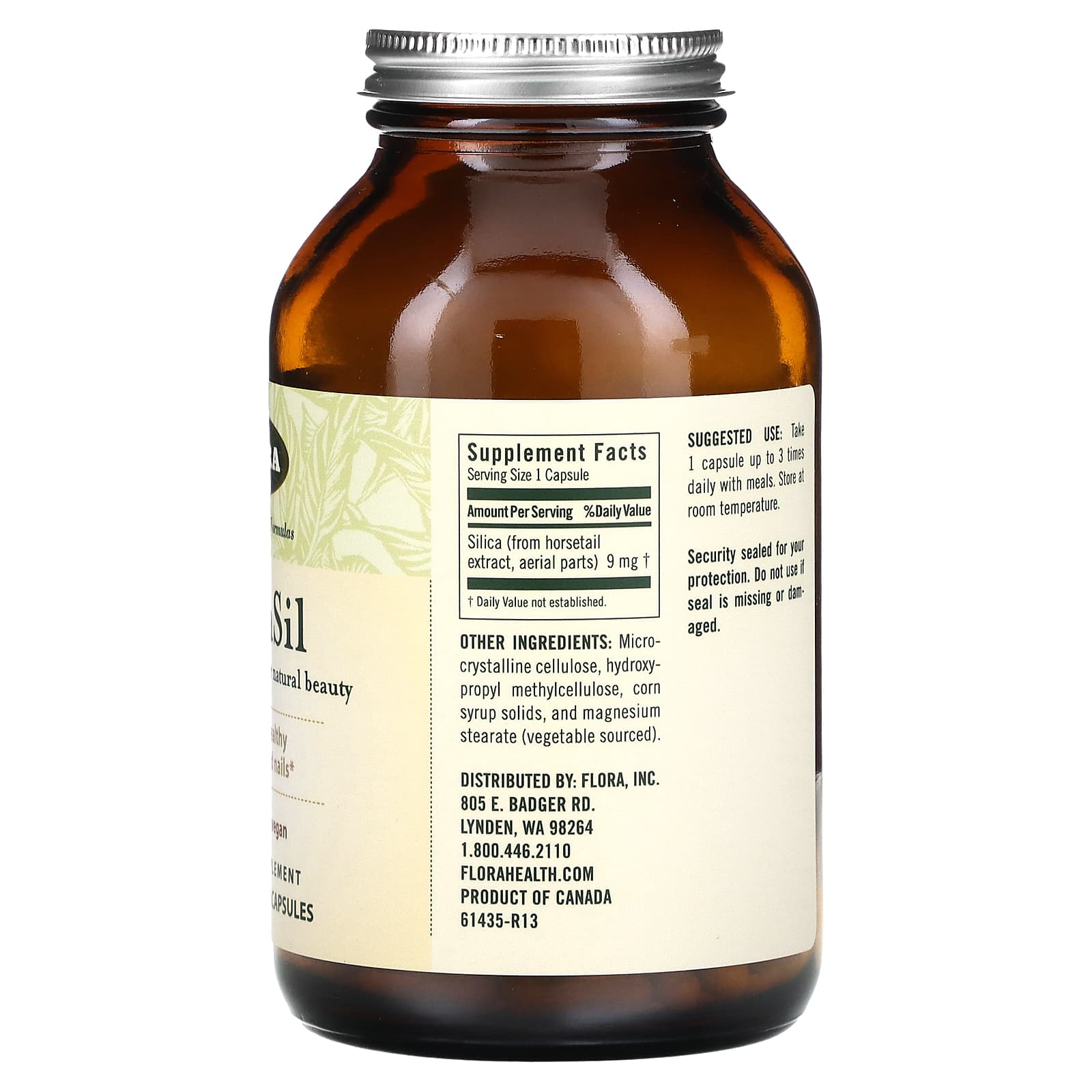 Flora, FloraSil, 180 Vegetarian Capsules - B0013JPR8M