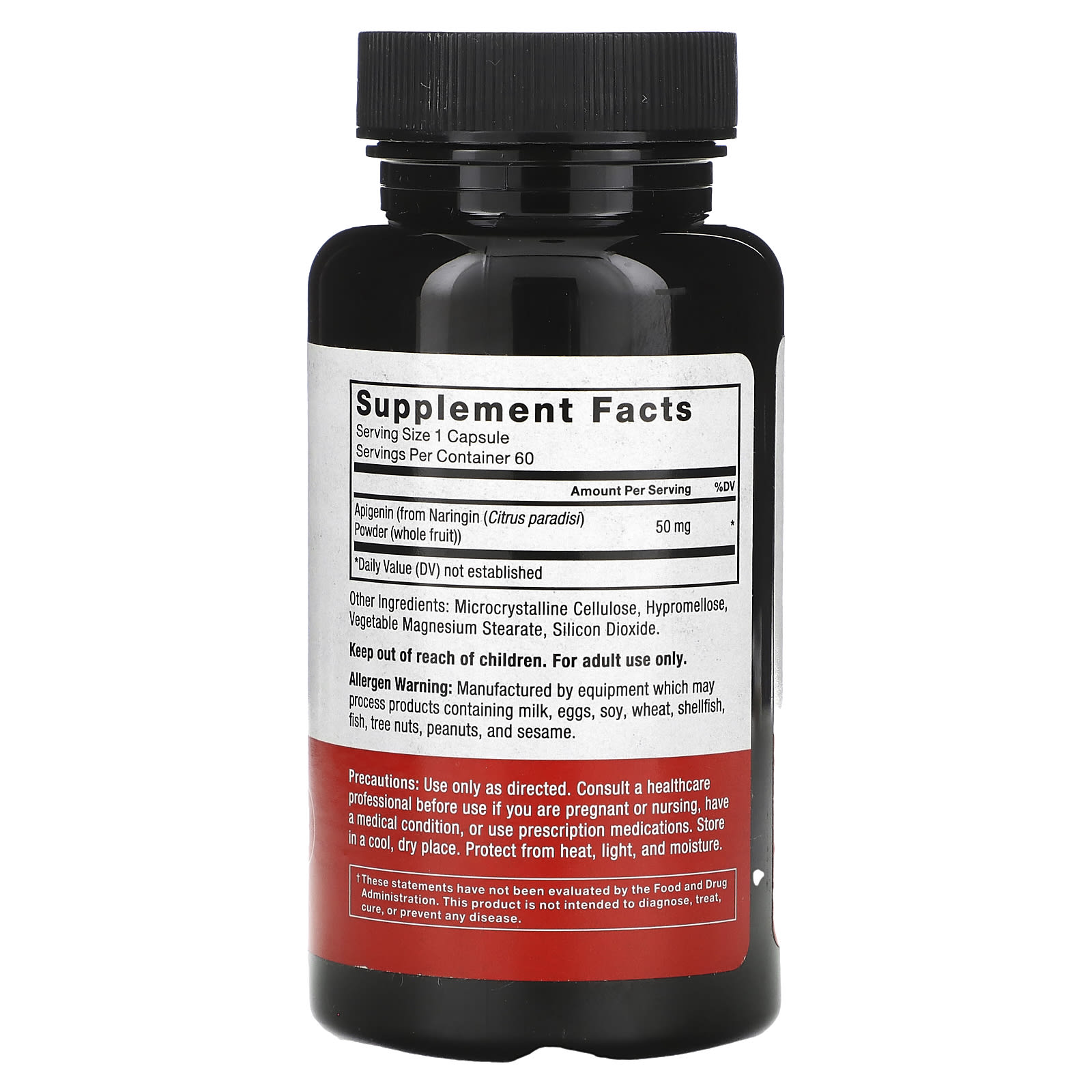 Force Factor, Apigenin, 50 mg, 60 Vegetable Capsules - B0CGVHZLP2