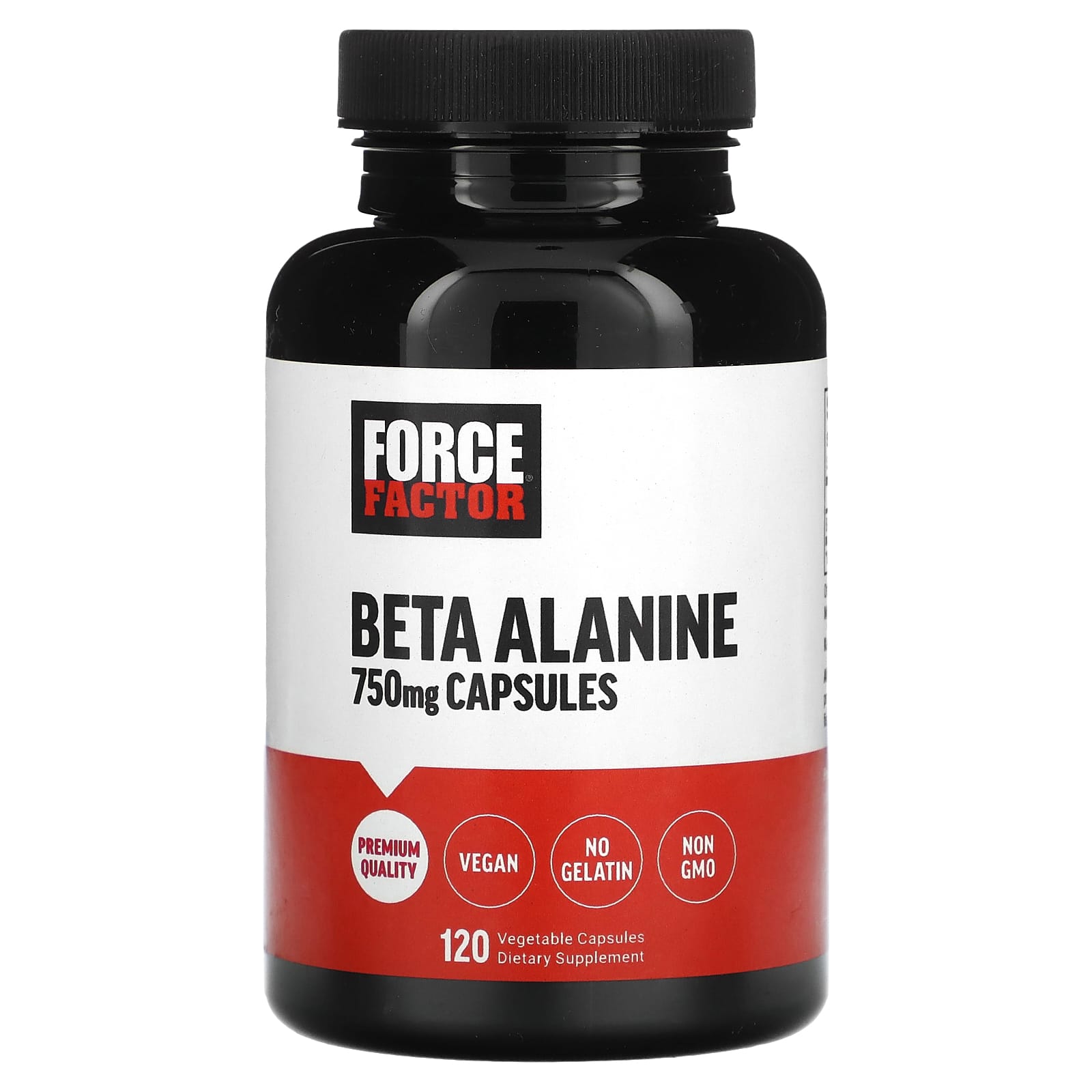 Force Factor, Beta Alanine, 750 mg, 120 Vegetable Capsules - B0CPL158Q2