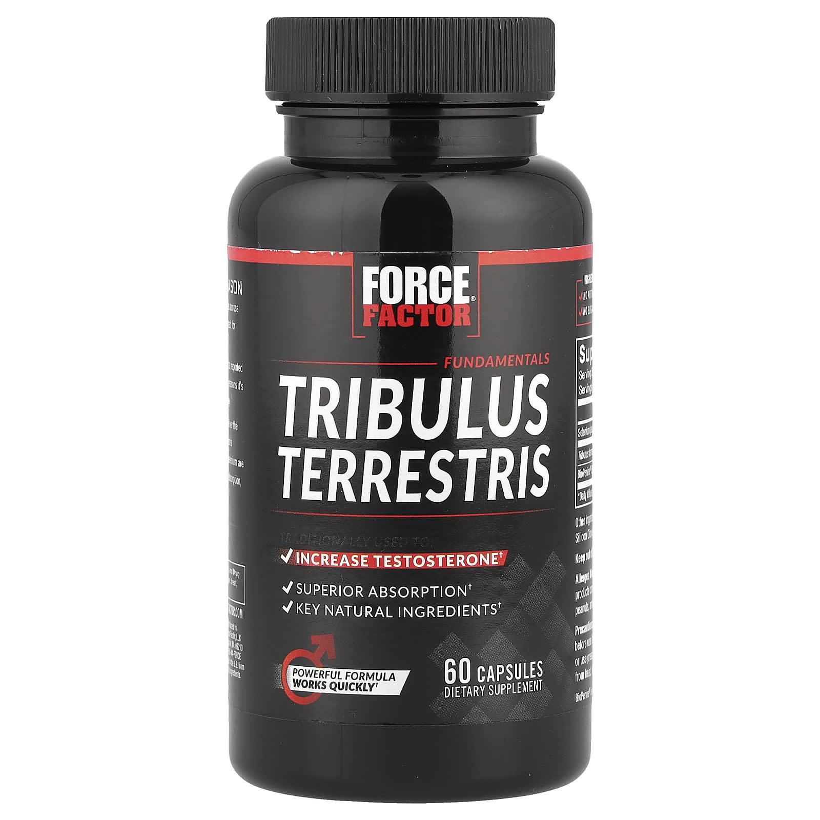 Force Factor, Fundamentals, Tribulus, 60 Capsules - B085RSGK2F