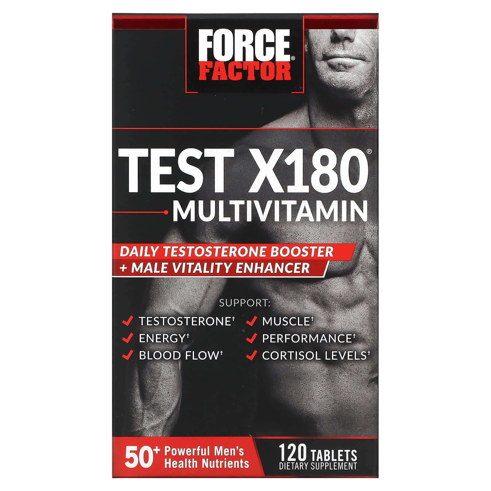Force Factor, Test X180® Multivitamin, 120 Tablets - B09JLB693Z