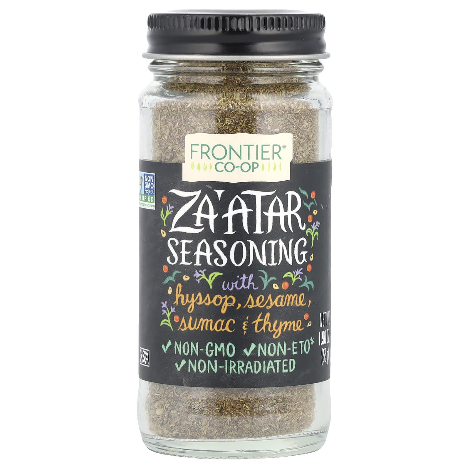 Frontier Co-op, Za'atar Seasoning, 1.90 oz (55 g) - B086M7KGCY