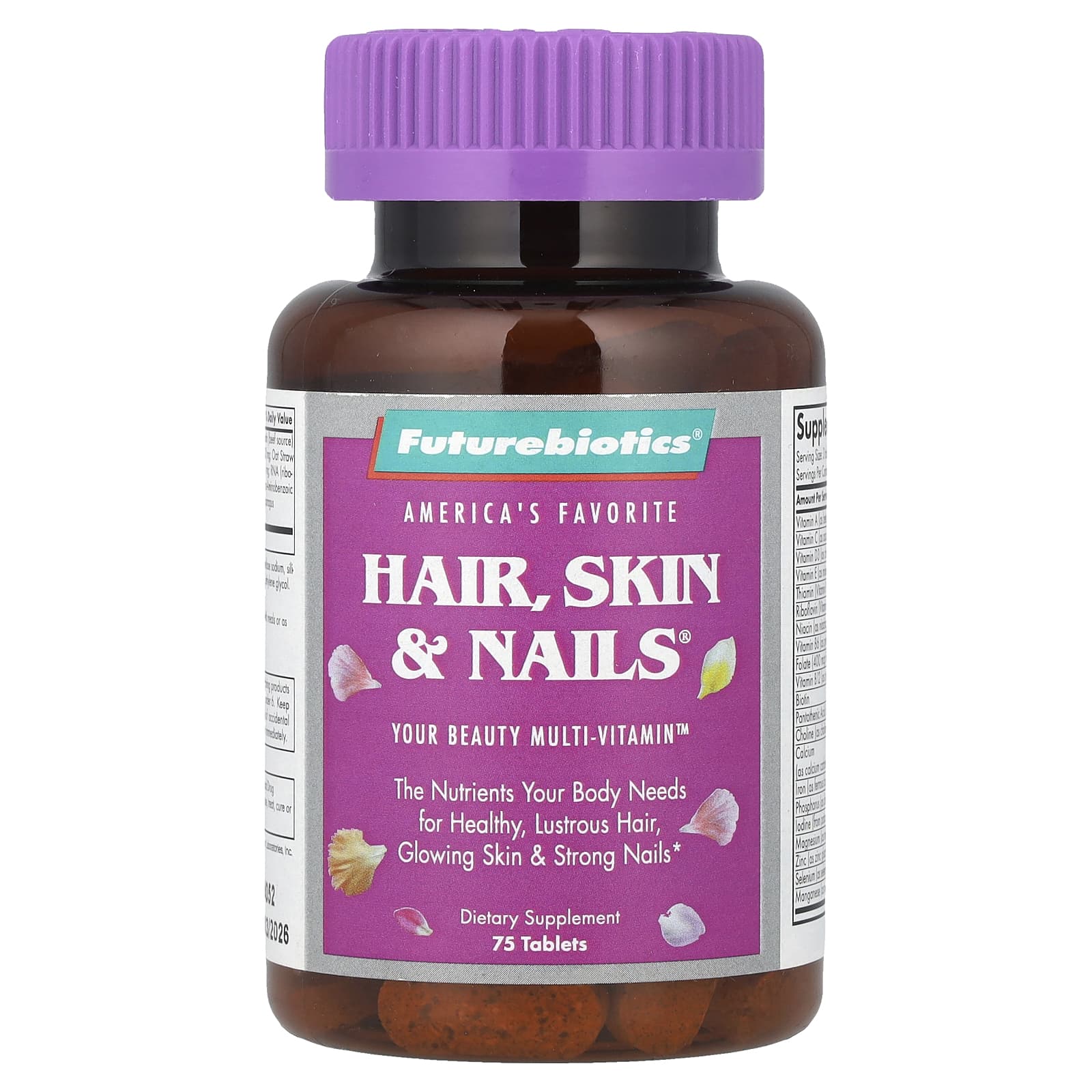 Futurebiotics, Hair, Skin & Nails®, 75 Tablets - B002LMD8EK