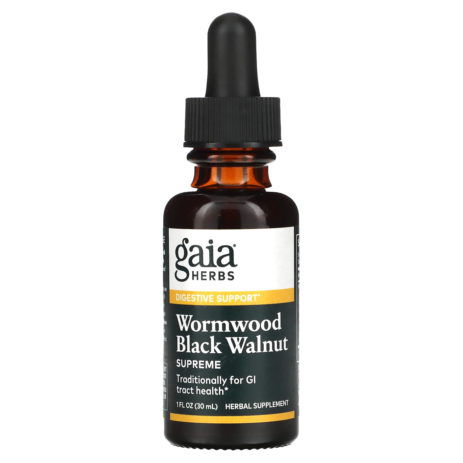 Gaia Herbs, Wormwood Black Walnut Supreme, 1 fl oz (30 ml) - B00016QZWA