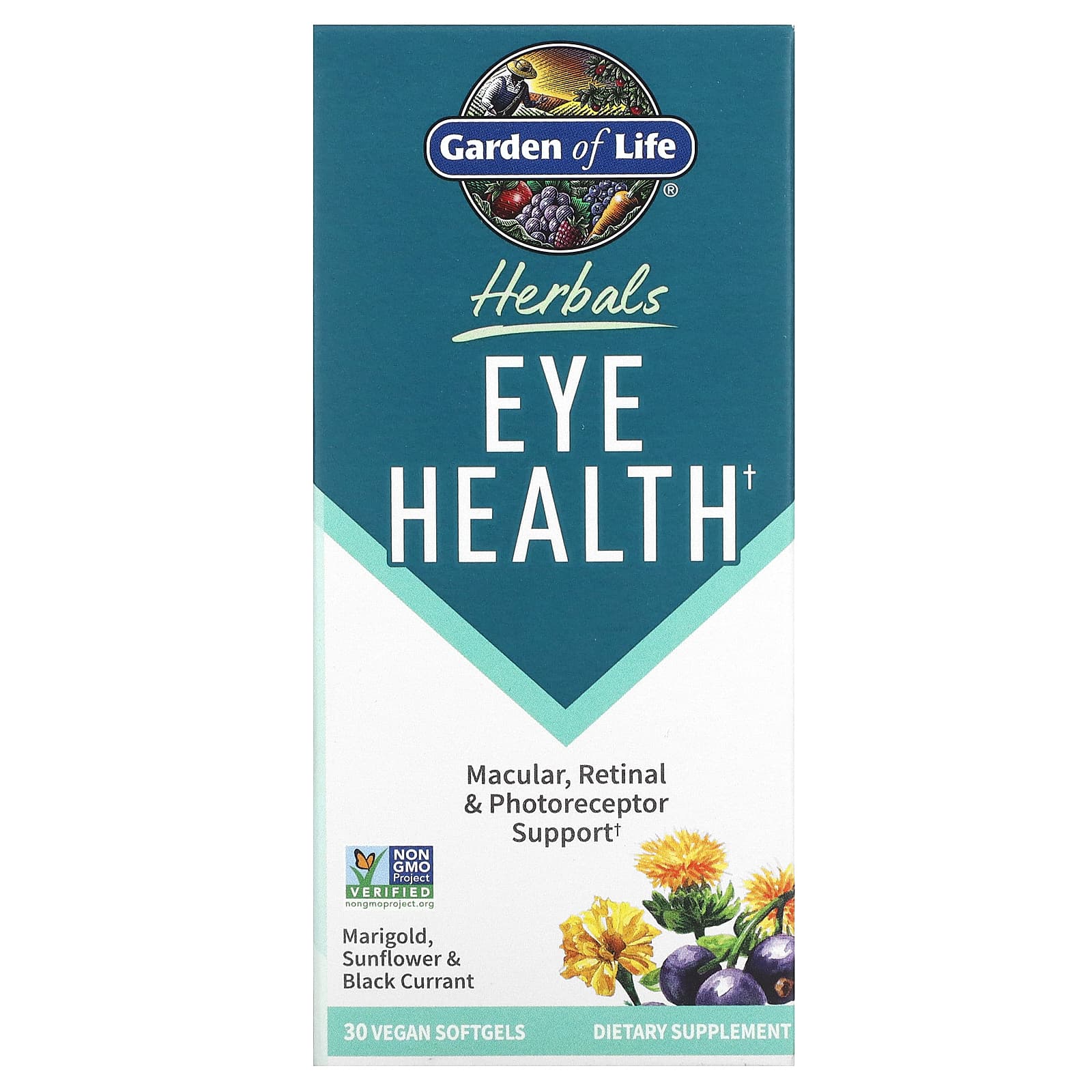 Garden of Life, Herbals, Eye Health, Berry, 30 Vegan Softgels - B0CGRYBQ2J