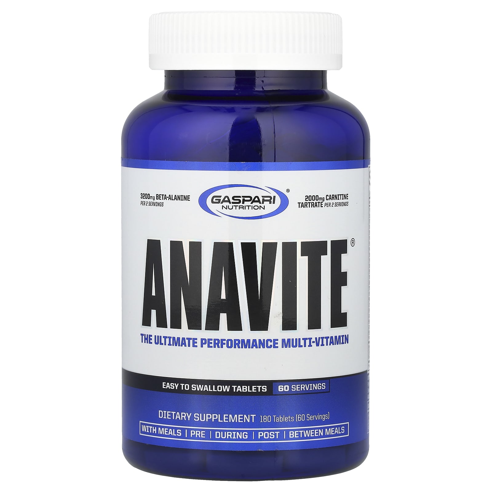 Gaspari Nutrition, ANAVITE, The Ultimate Performance Multi-Vitamin, 180 Tablets - B003BJV7CM