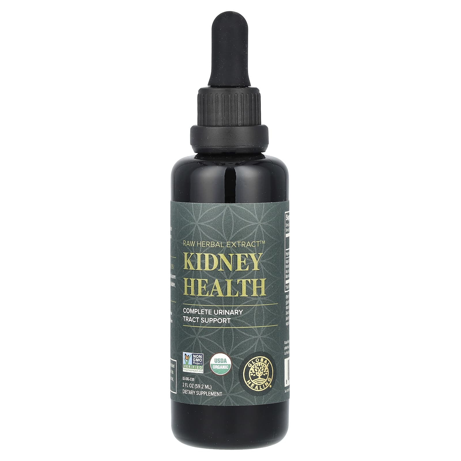 Global Healing, Raw Herbal Extract, Kidney Health, 2 fl oz (59.2 ml) - B00LFT4EBG