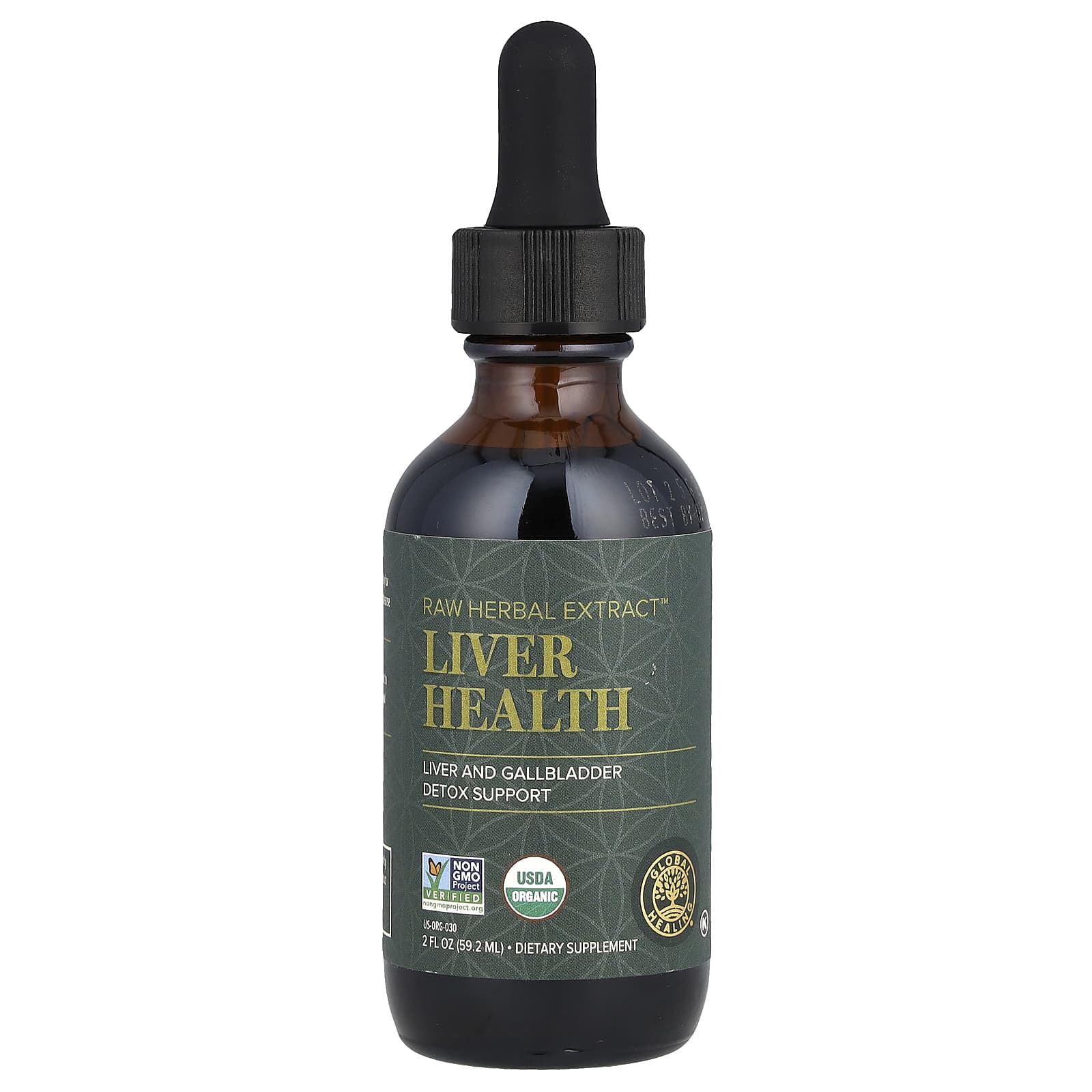 Global Healing, Raw Herbal Extract, Liver Health, 2 fl oz (59.2 ml) - B07VX77W4Z