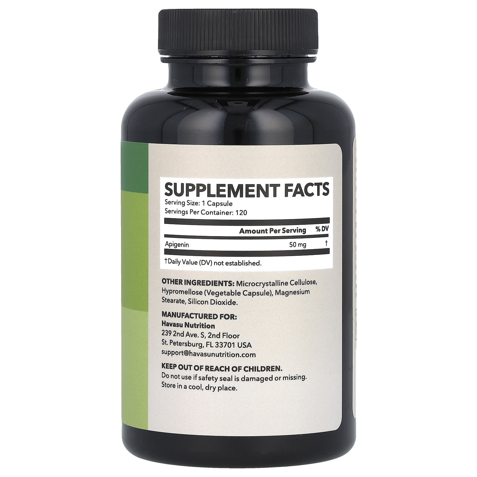 Havasu Nutrition, Apigenin, 50 mg, 120 Capsules - B0BHFGBD88