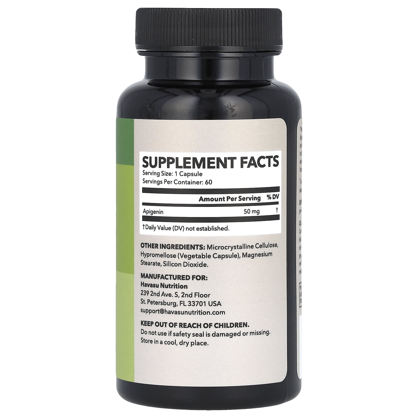 Havasu Nutrition, Apigenin , 50 mg, 60 Capsules - B0BHFGDXBL